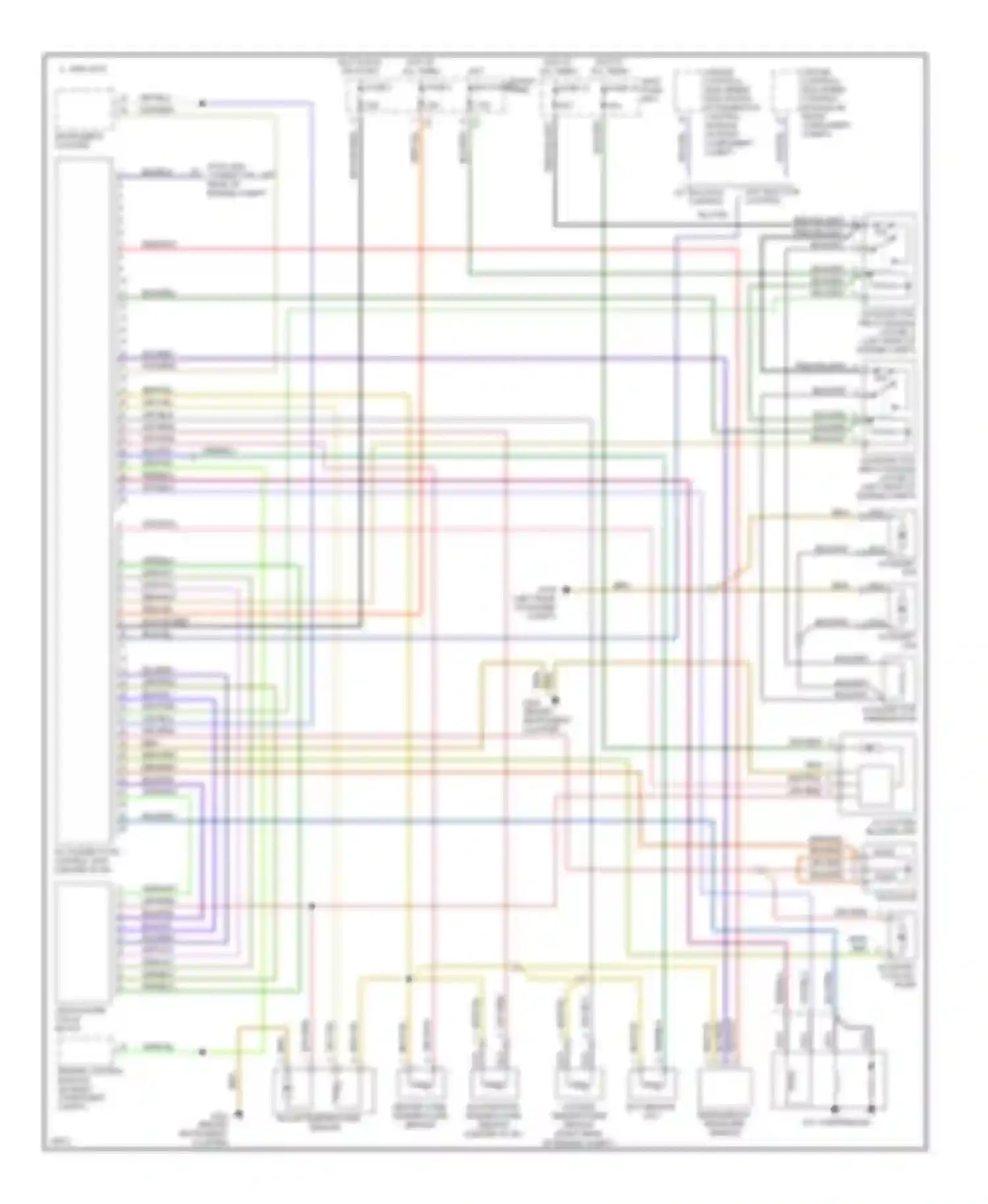 C-class AMG Mercedes-Benz W202 (1994-1997): Air conditioning circuits