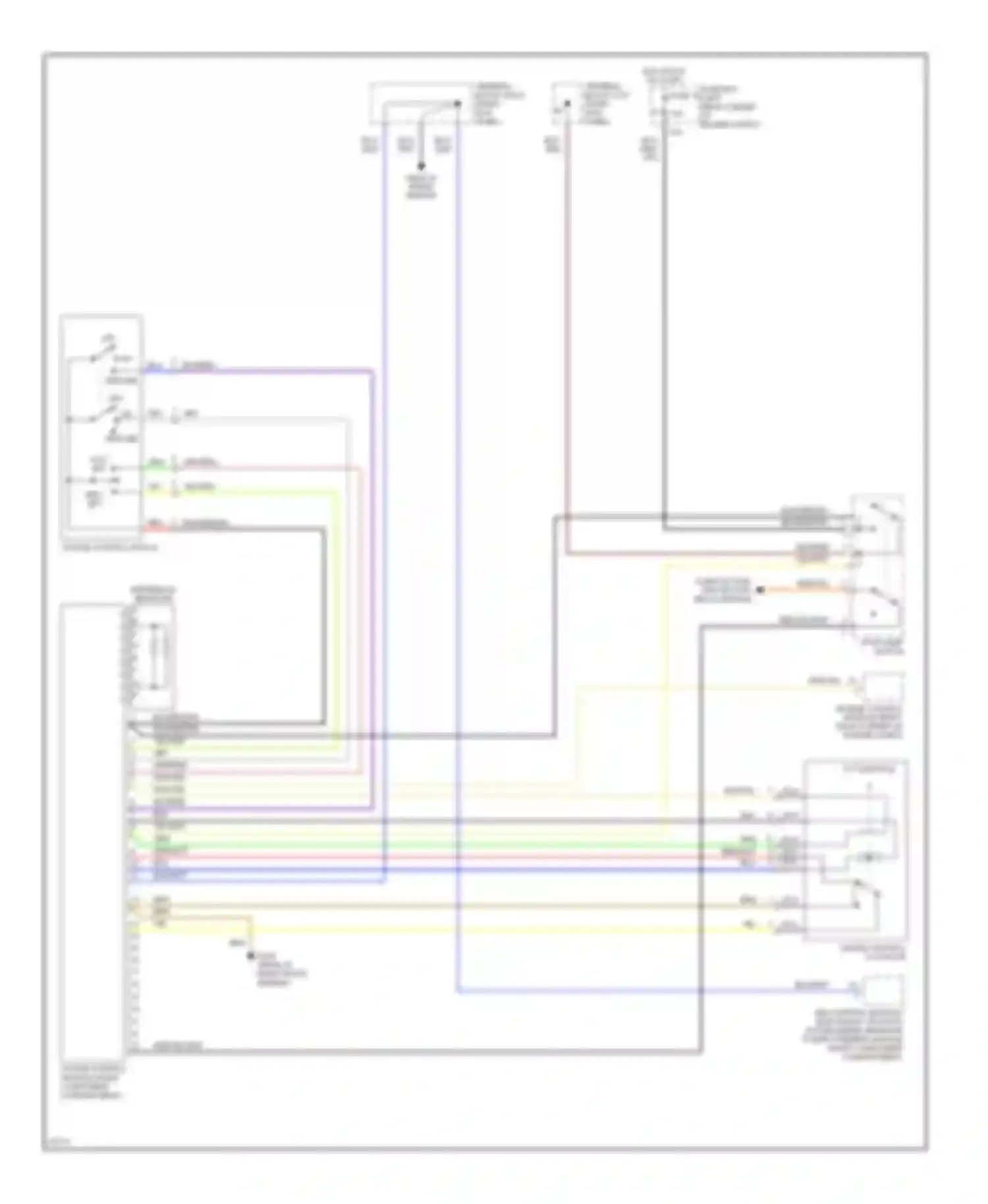 Wiring diagram acc/ set for Mercedes-Benz C-class AMG W202 (1994-1997) (1 of 1)