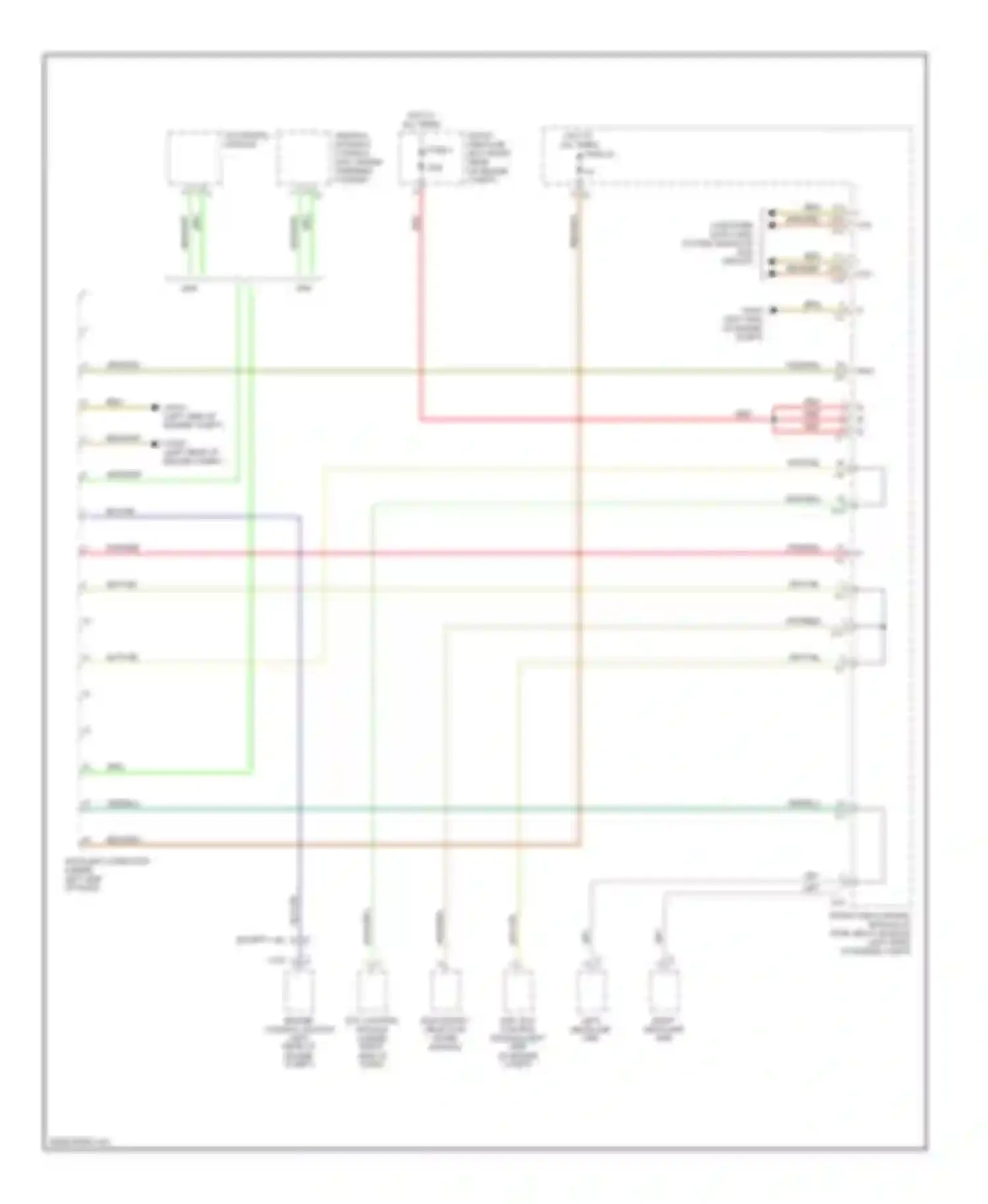 C-class AMG Mercedes-Benz W203/S203/CL203 facelift (2004-2007): Data link connector circuit