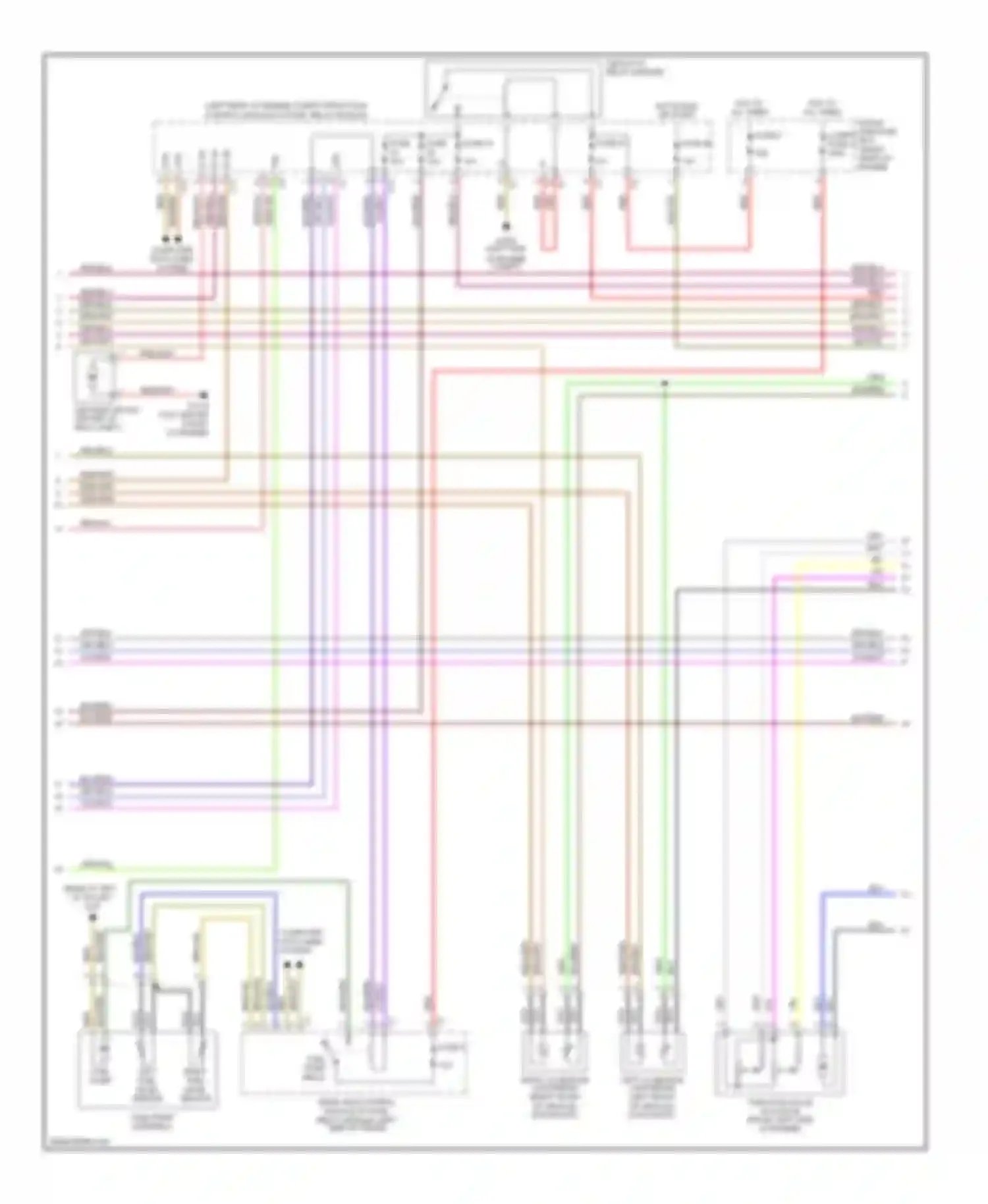 C-class AMG Mercedes-Benz W203/S203/CL203 facelift (2004-2007): Wiring diagram engine performance 2.6l (2 of 3)