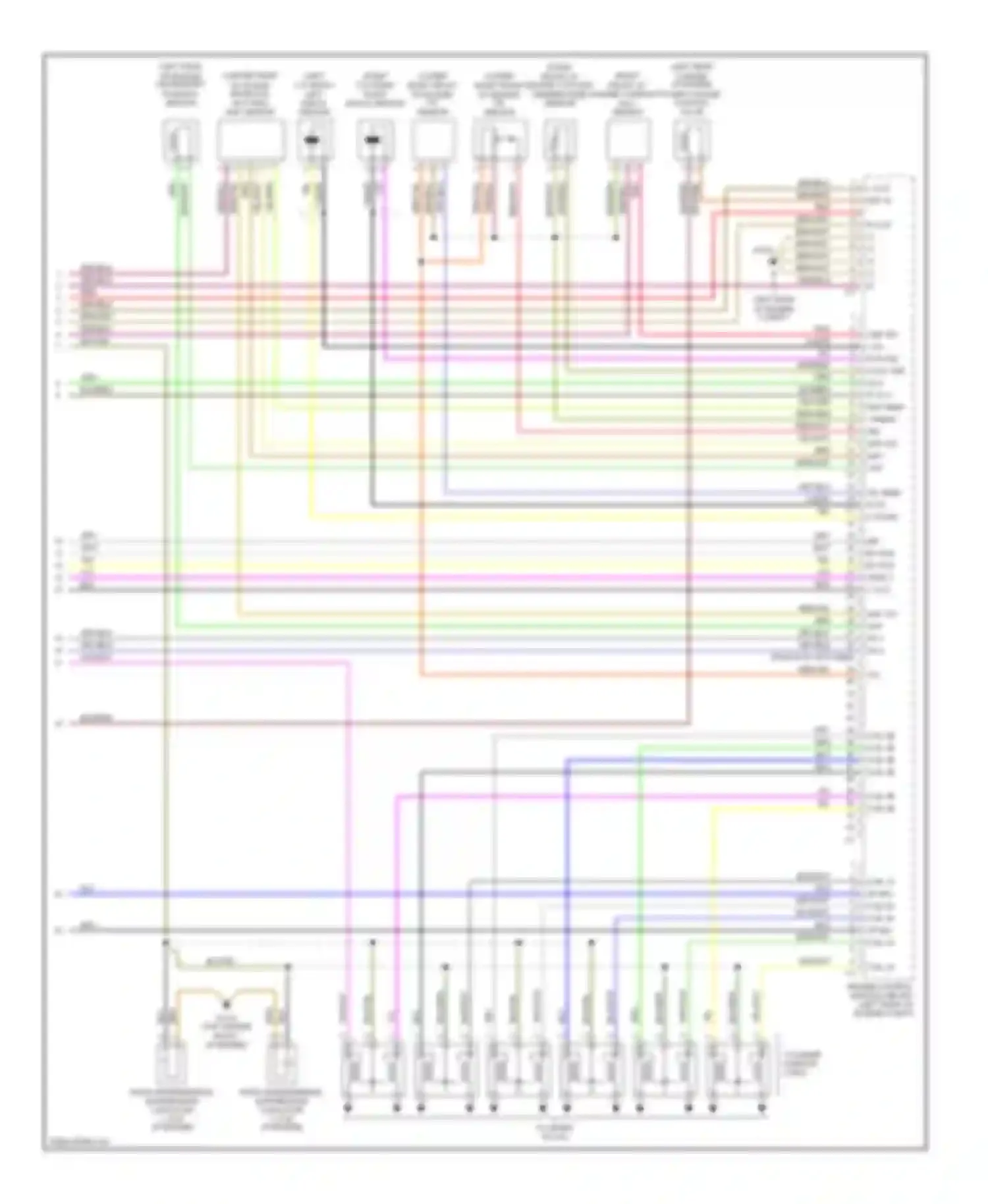 C-class AMG Mercedes-Benz W203/S203/CL203 facelift (2004-2007): Wiring diagram engine performance 2.6l (3 of 3)
