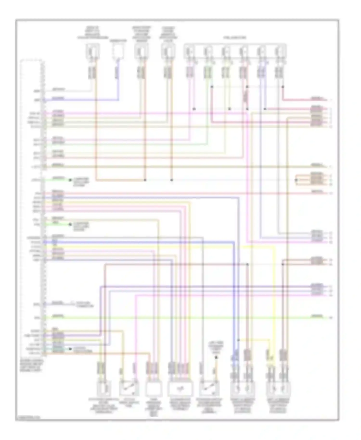 C-class AMG Mercedes-Benz W203/S203/CL203 facelift (2004-2007): Wiring diagram engine performance 3.2l (1 of 3)