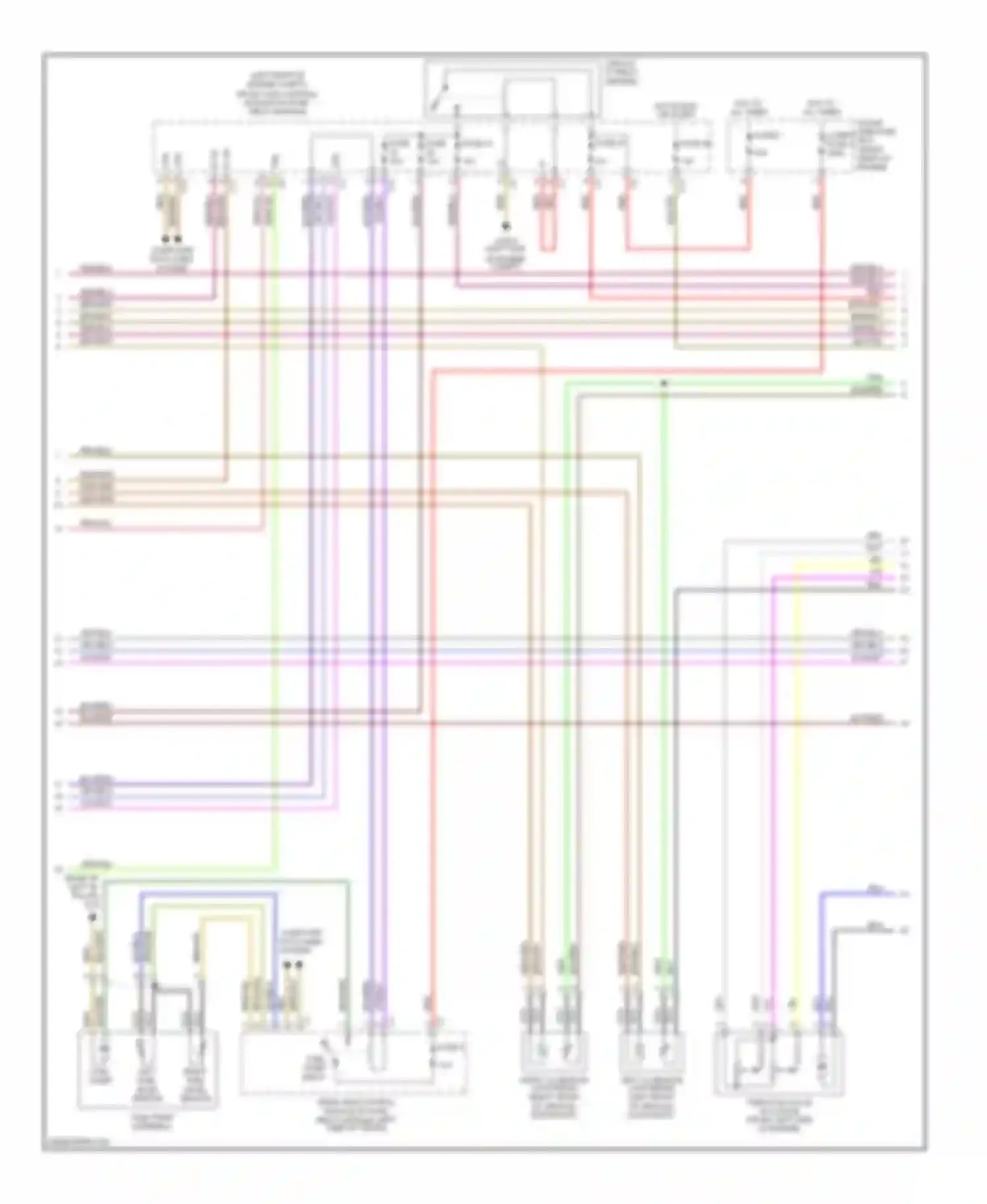 C-class AMG Mercedes-Benz W203/S203/CL203 facelift (2004-2007): Wiring diagram engine performance 3.2l (2 of 3)