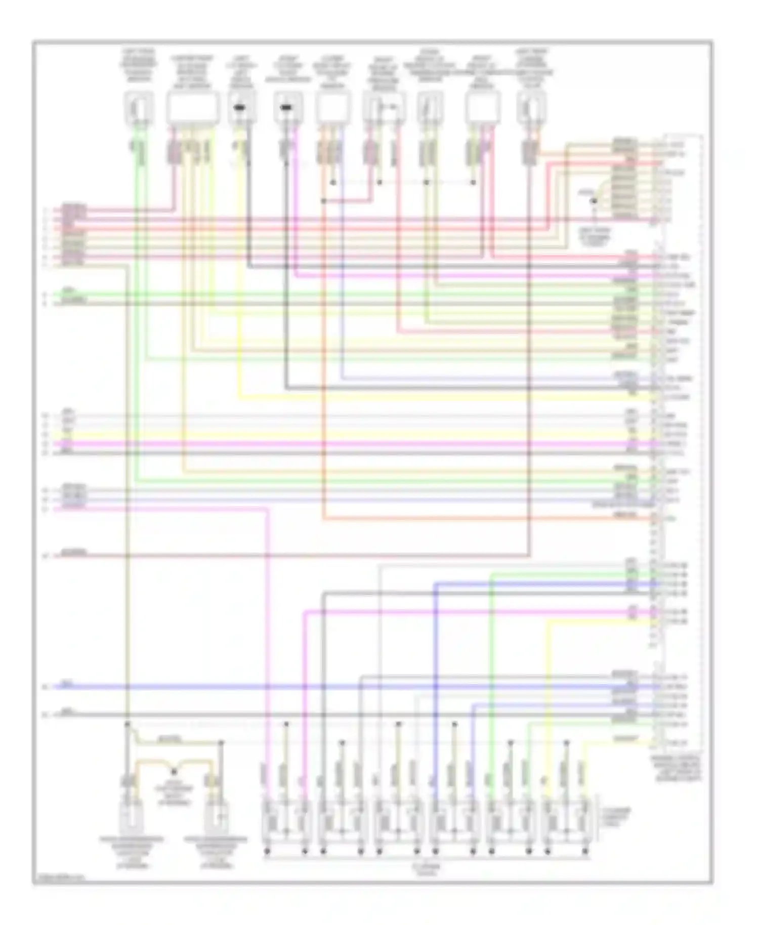 C-class AMG Mercedes-Benz W203/S203/CL203 facelift (2004-2007): Wiring diagram engine performance 3.2l (3 of 3)