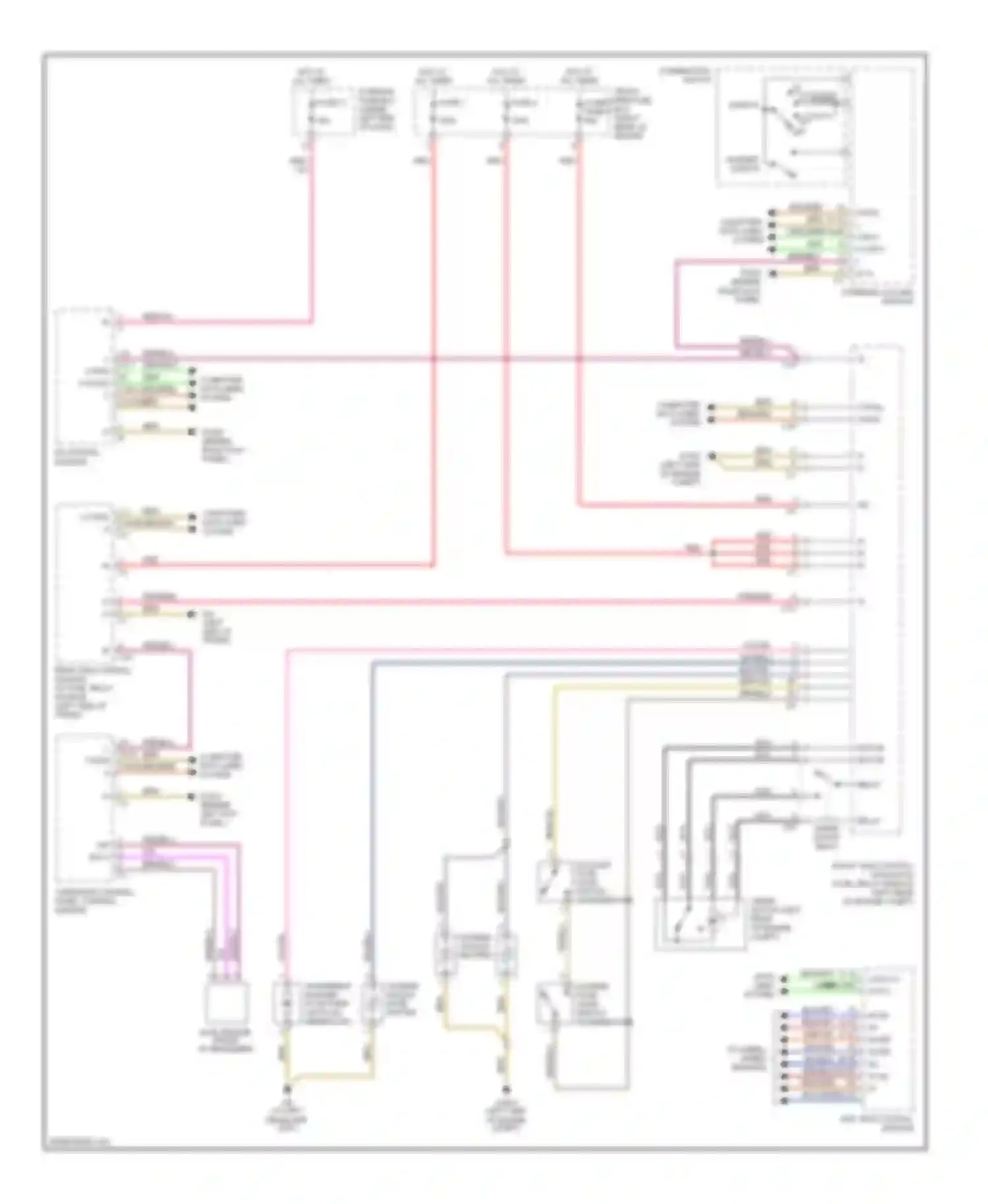 Wiring diagram 13 12 10 11 can-b h can-b l can-c h can-c l 30 31 for Mercedes-Benz C-class AMG W203/S203/CL203 facelift (2004-2007) (1 of 2)