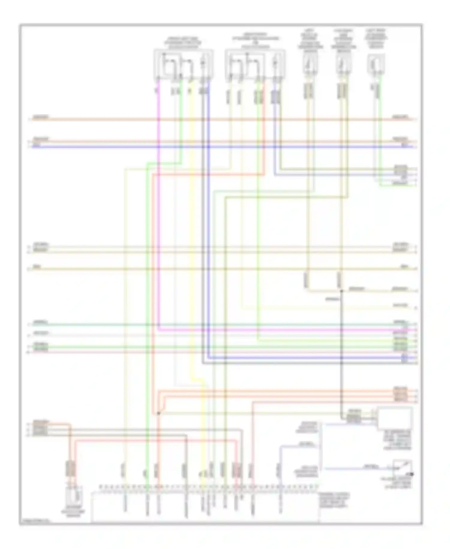 Wiring diagram ambient sig for Mercedes-Benz C-class AMG W203/S203/CL203 facelift (2004-2007) (1 of 1)