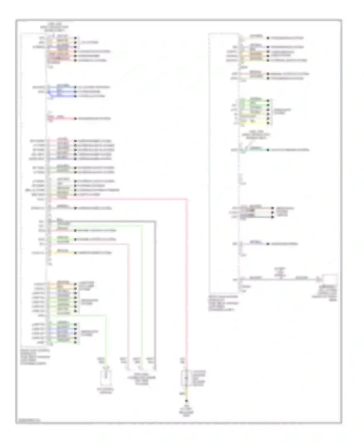 Wiring diagram blk/grn for Mercedes-Benz C-class AMG W203/S203/CL203 facelift (2004-2007) (7 of 21)