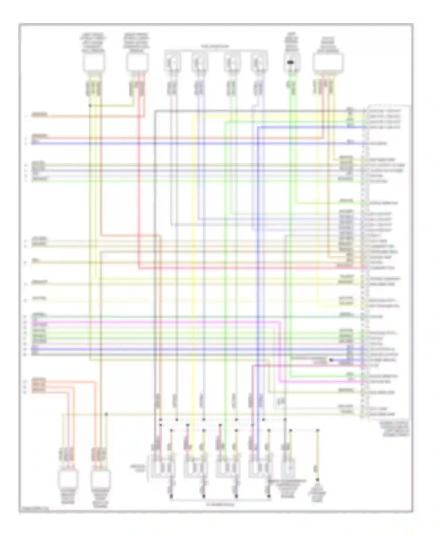 Wiring diagram eng sens gnd for Mercedes-Benz C-class AMG W203/S203/CL203 facelift (2004-2007) (1 of 1)