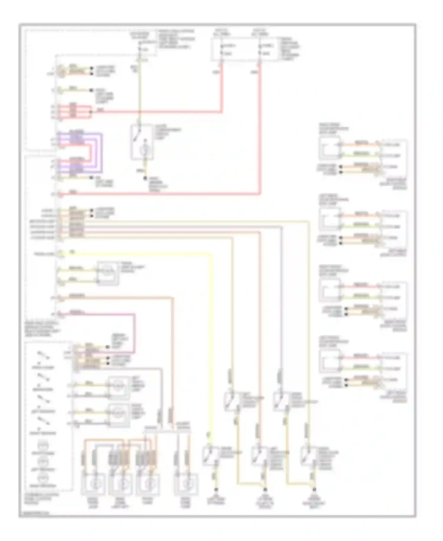 Wiring diagram fuse 2 for Mercedes-Benz C-class AMG W203/S203/CL203 facelift (2004-2007) (3 of 19)