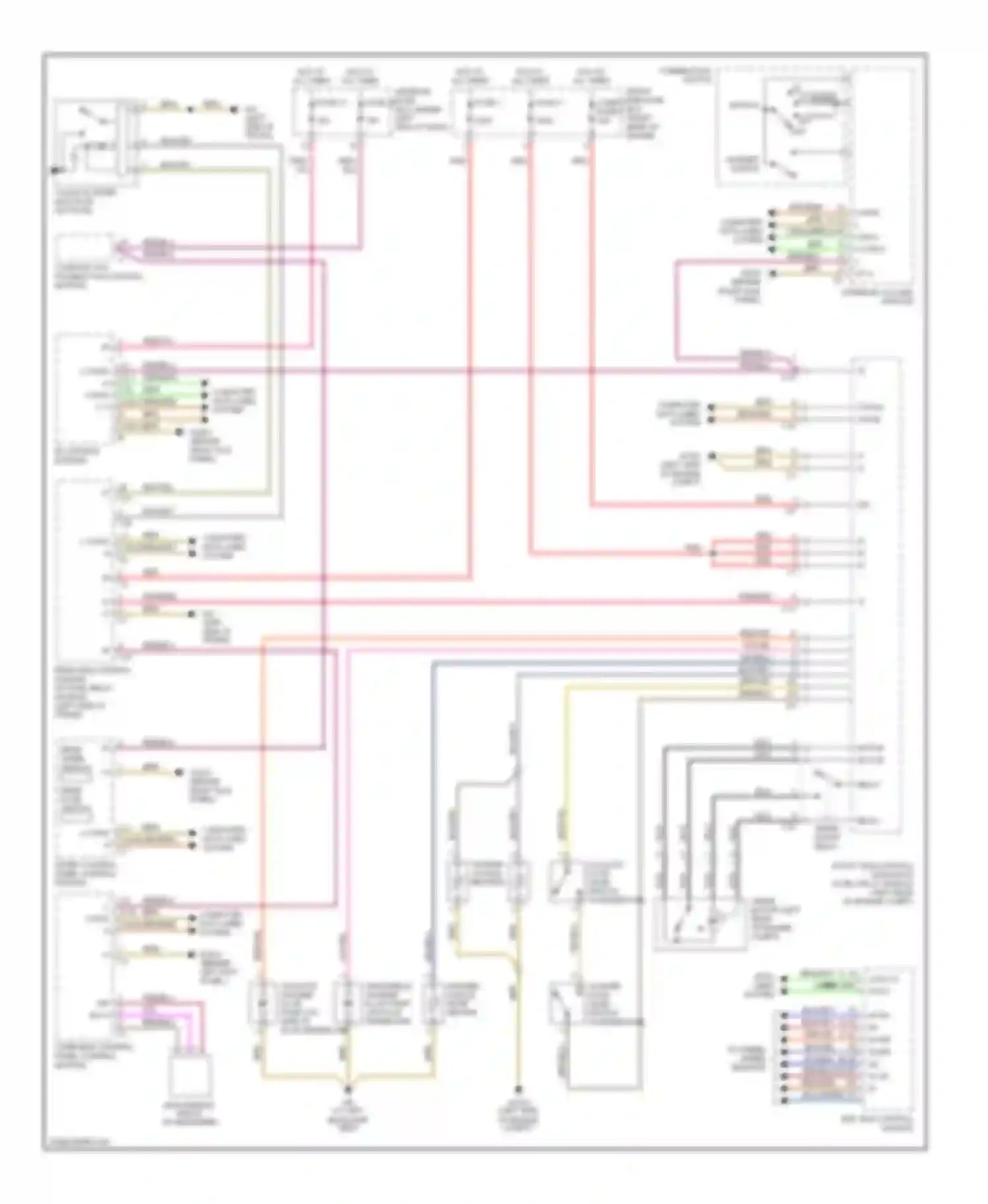 Wiring diagram overhead control panel control module for Mercedes-Benz C-class AMG W203/S203/CL203 facelift (2004-2007) (13 of 13)
