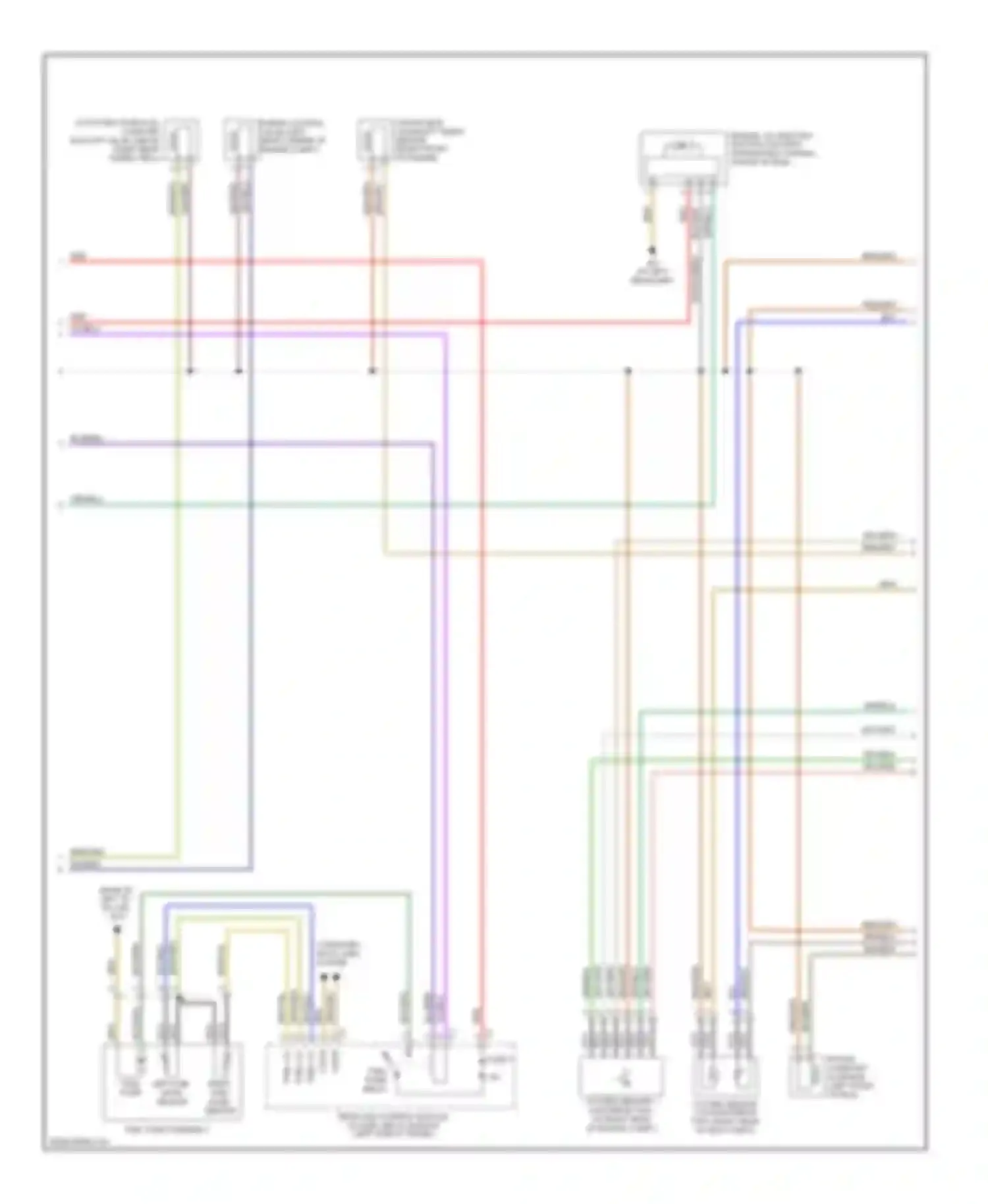 Wiring diagram right fuel level sensor for Mercedes-Benz C-class AMG W203/S203/CL203 facelift (2004-2007) (1 of 1)
