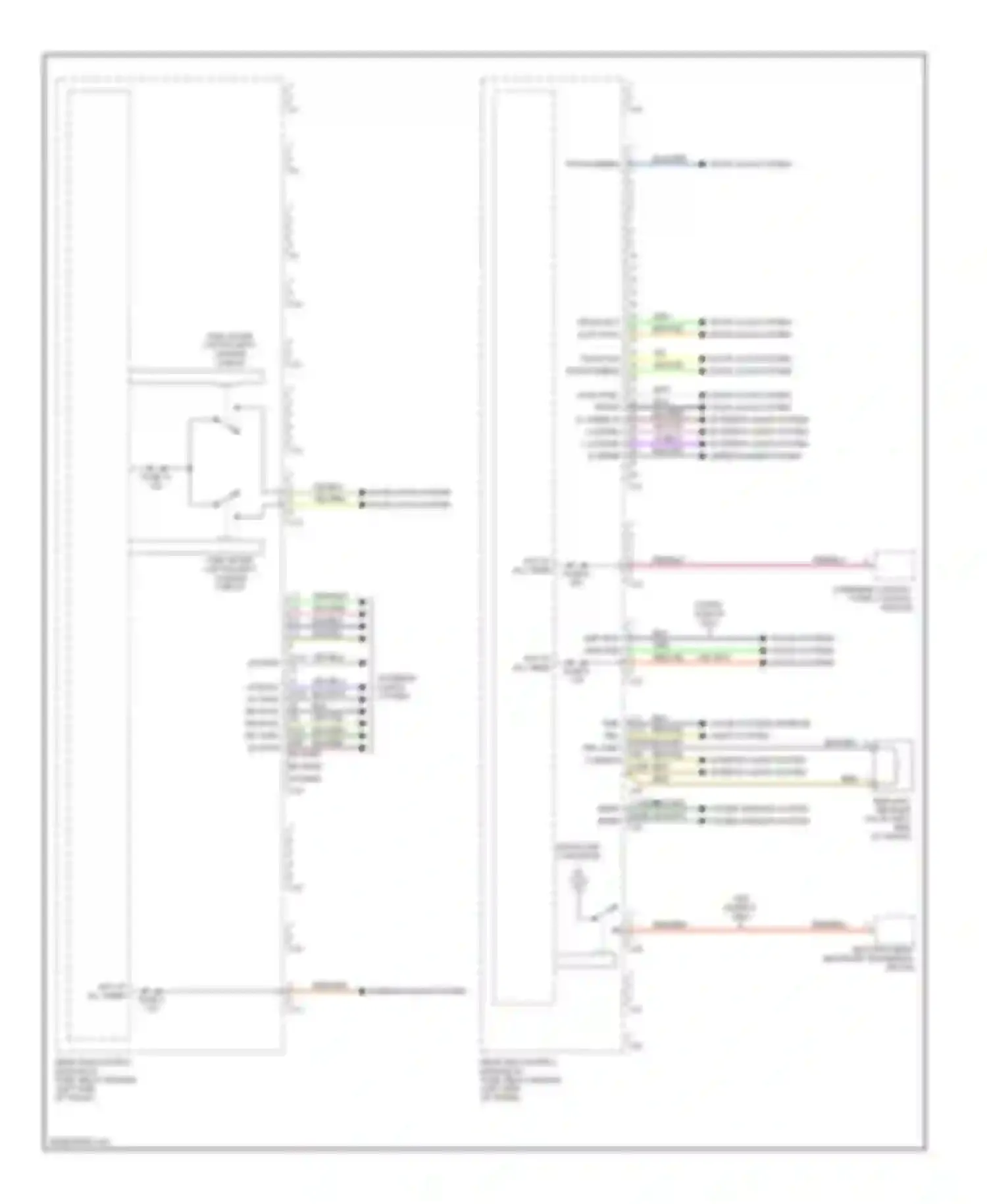 Wiring diagram trunk ext lock pawl for Mercedes-Benz C-class AMG W203/S203/CL203 facelift (2004-2007) (1 of 1)