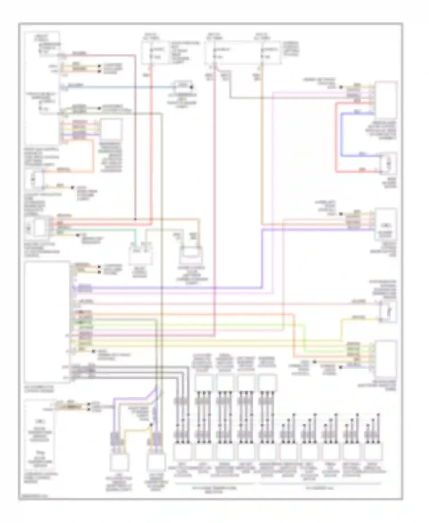 C-class Mercedes-Benz W203/S203/CL203 facelift (2004-2008): Automatic a/c circuit