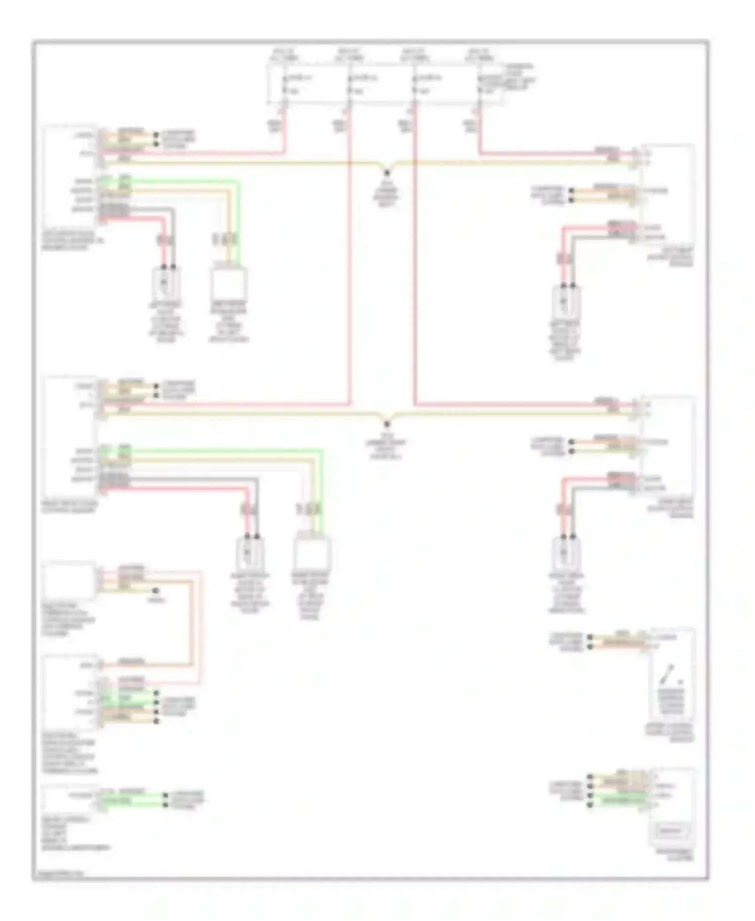 C-class Mercedes-Benz W203/S203/CL203 facelift (2004-2008): Anti-theft circuit (2 of 2)
