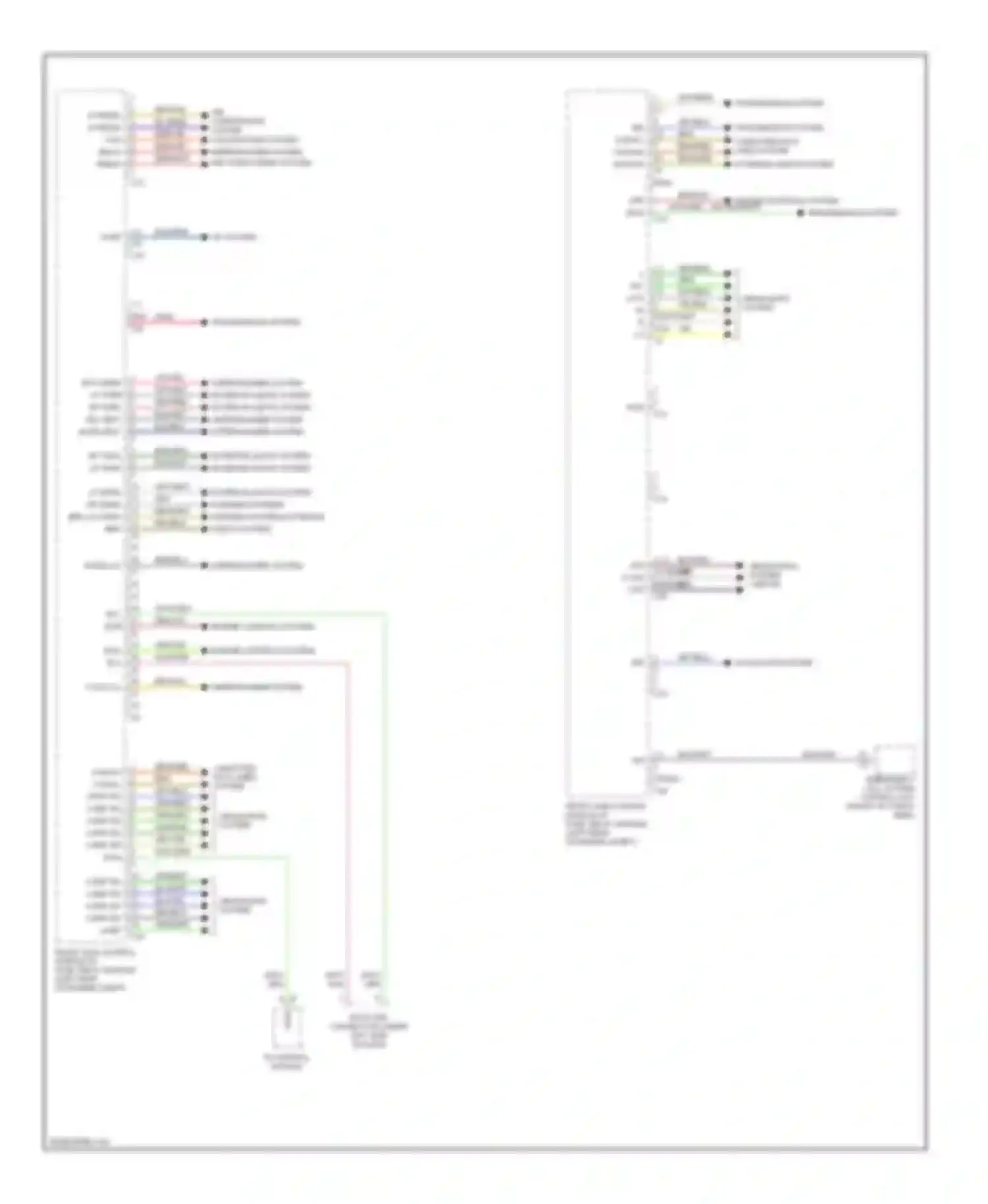 C-class Mercedes-Benz W203/S203/CL203 facelift (2004-2008): Front sam control module circuit (3 of 3)