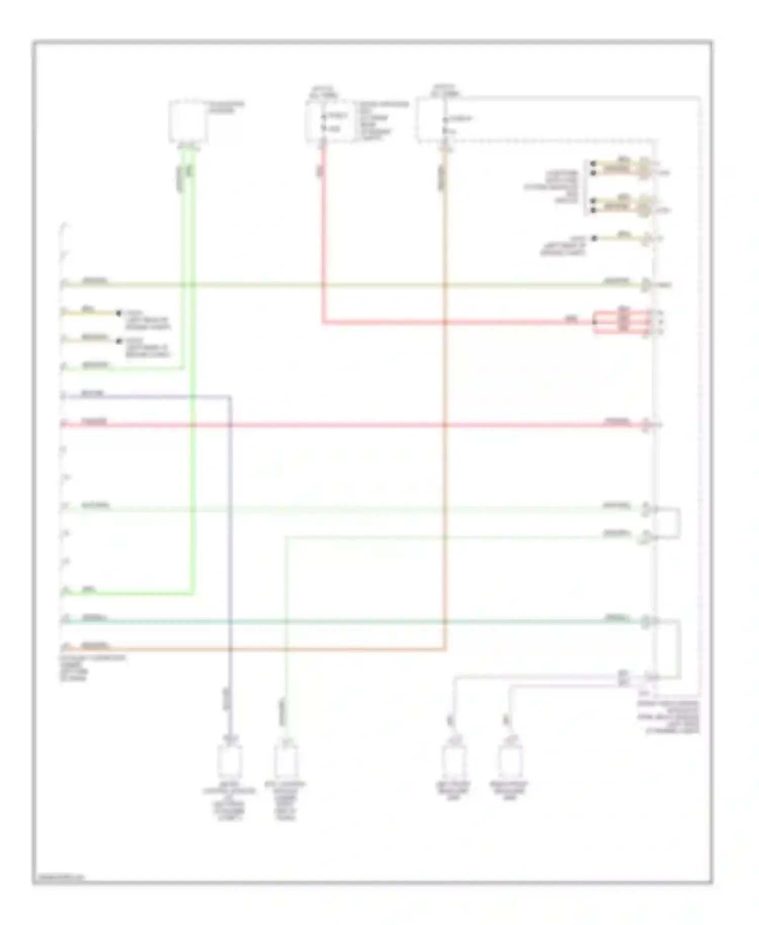 C-class Mercedes-Benz W203/S203/CL203 facelift (2004-2008): Data link connector circuit