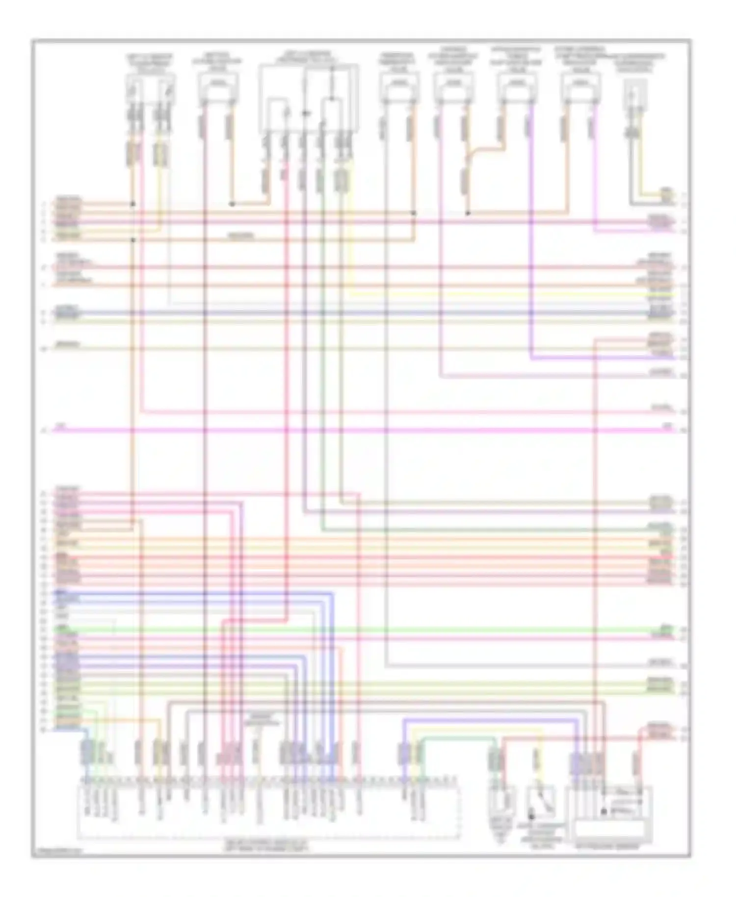 C-class Mercedes-Benz W203/S203/CL203 facelift (2004-2008): Wiring diagram engine performance 2.5l (3 of 4)