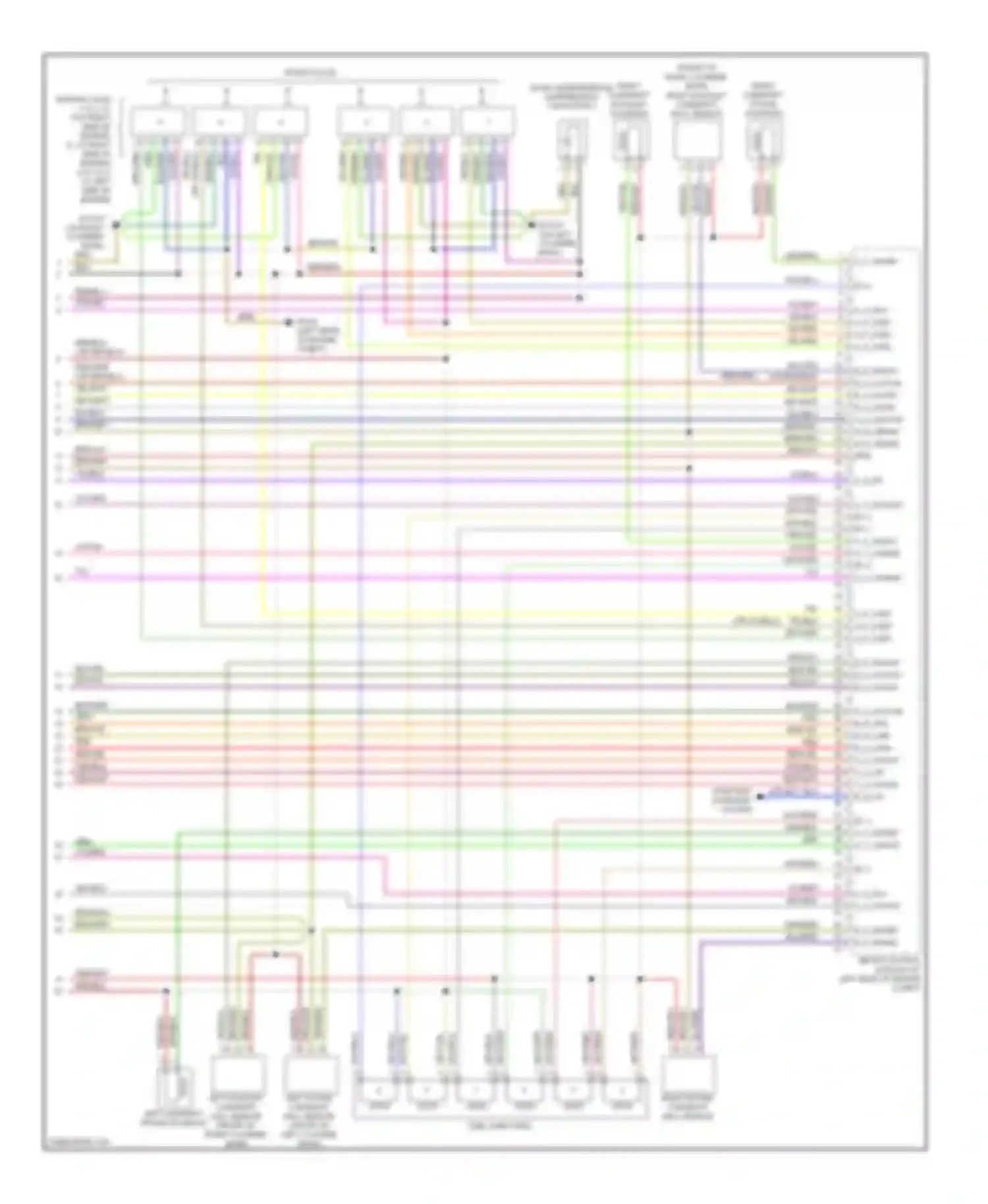 C-class Mercedes-Benz W203/S203/CL203 facelift (2004-2008): Wiring diagram engine performance 3.0l (4 of 4)