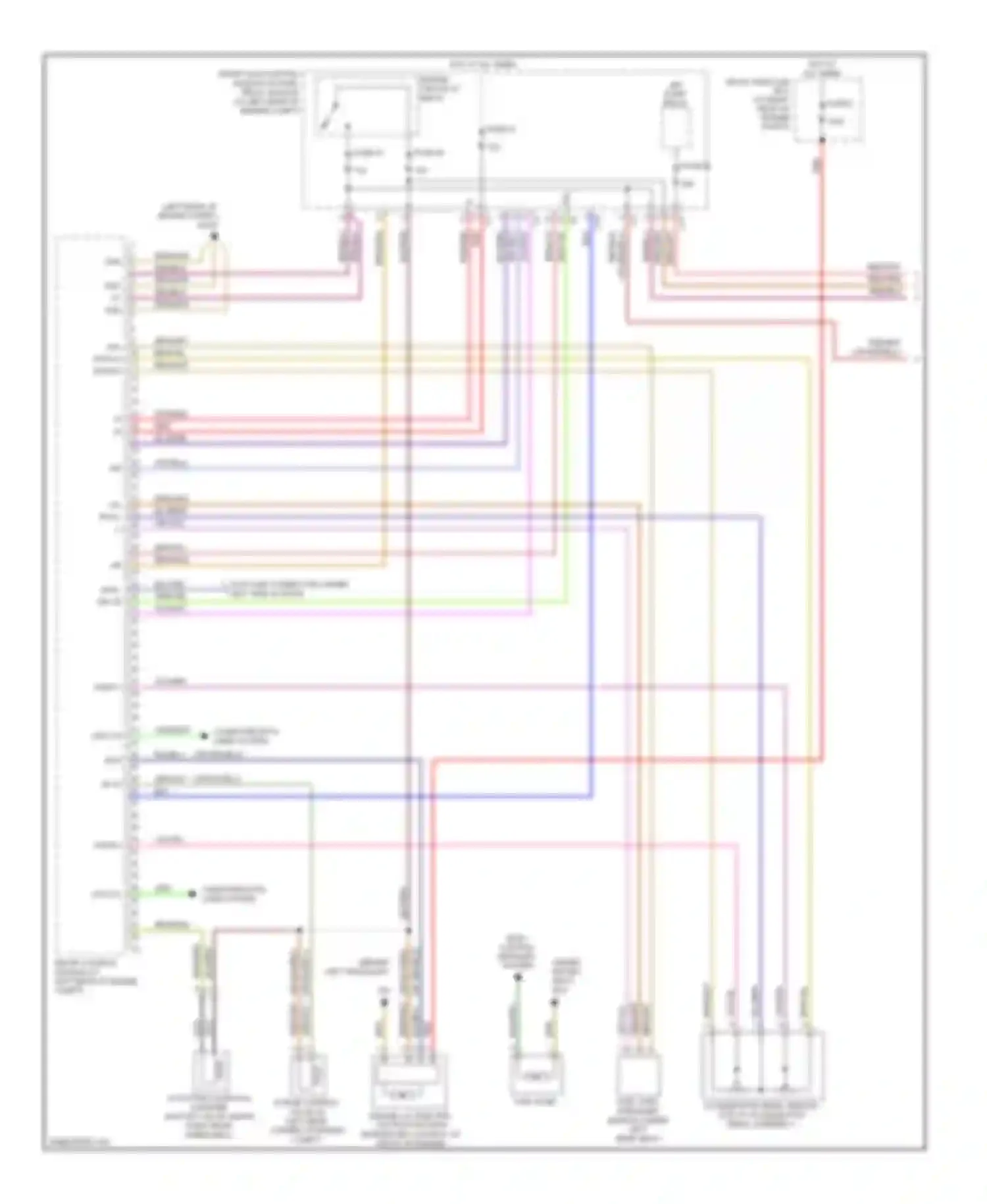 C-class Mercedes-Benz W203/S203/CL203 facelift (2004-2008): Wiring diagram engine performance 3.5l (1 of 4)
