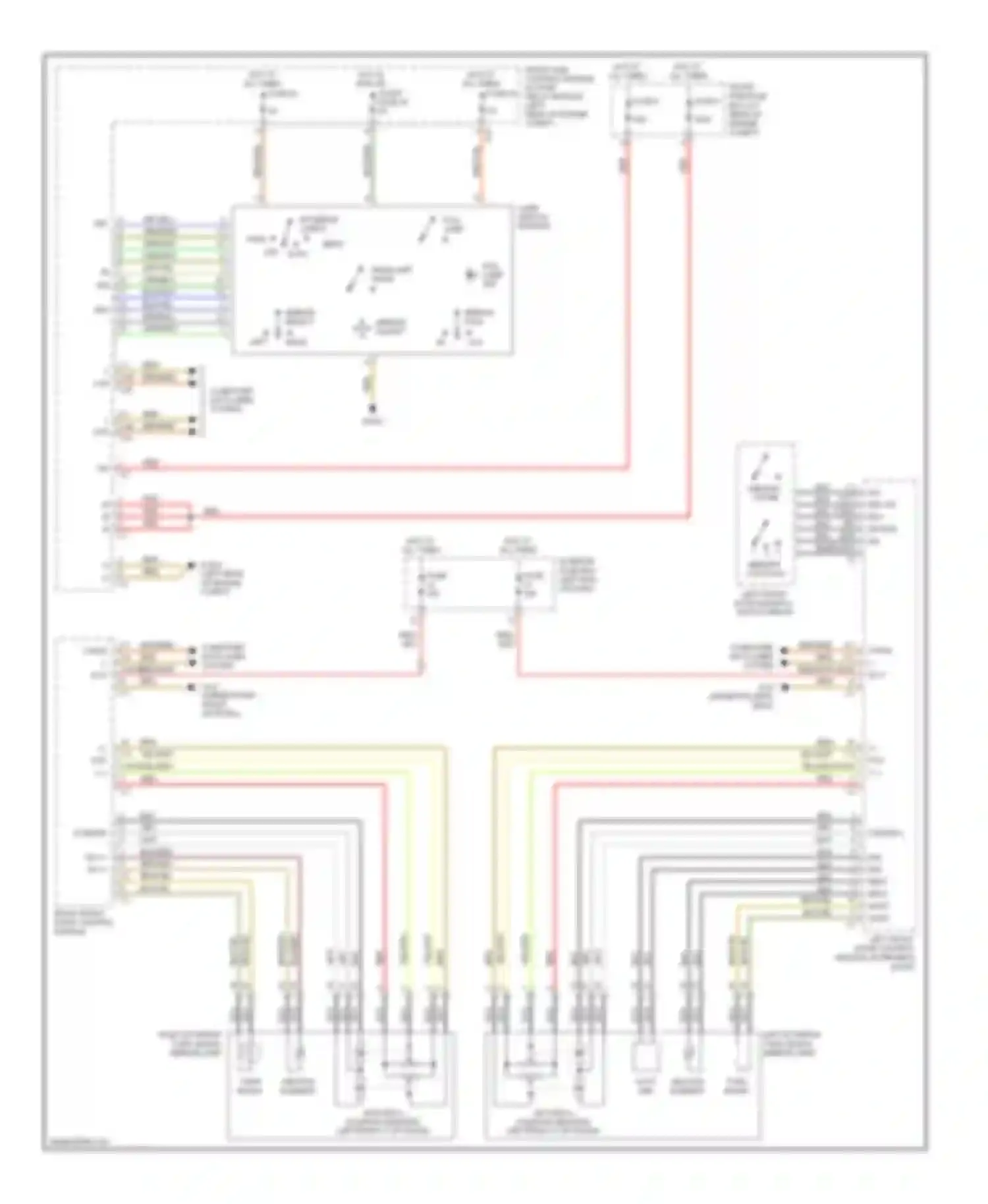 C-class Mercedes-Benz W203/S203/CL203 facelift (2004-2008): Memory mirrors circuit