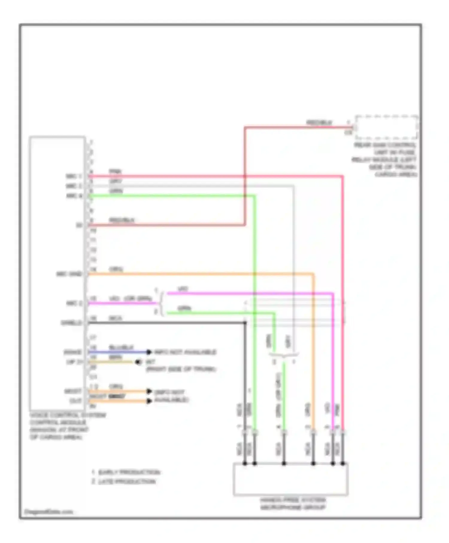 C-class Mercedes-Benz W203/S203/CL203 facelift (2004-2008): Voice activation circuit