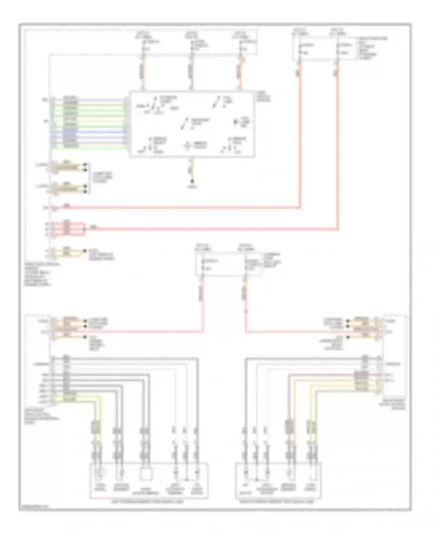C-class Mercedes-Benz W203/S203/CL203 facelift (2004-2008): Power mirror circuit