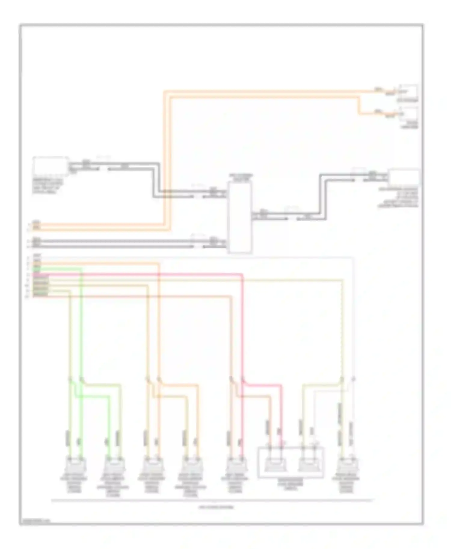 C-class Mercedes-Benz W203/S203/CL203 facelift (2004-2008): Comand actuation circuit (2 of 2)