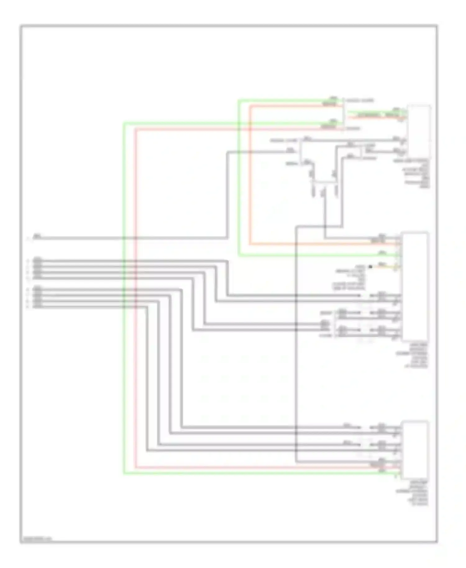 C-class Mercedes-Benz W203/S203/CL203 facelift (2004-2008): Radio circuit (2 of 2)