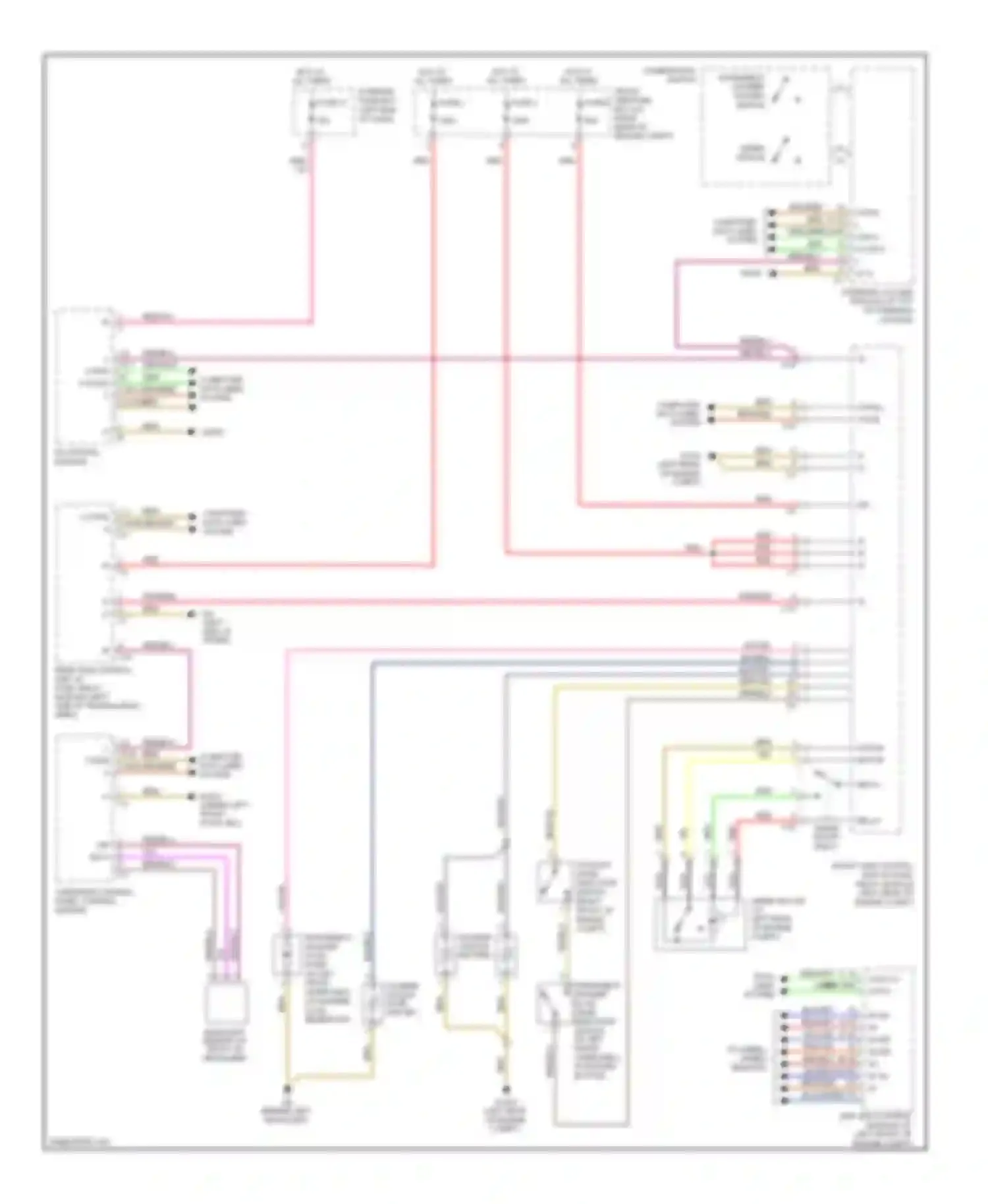 C-class Mercedes-Benz W203/S203/CL203 facelift (2004-2008): Wiper/washer circuit, sedan & coupe