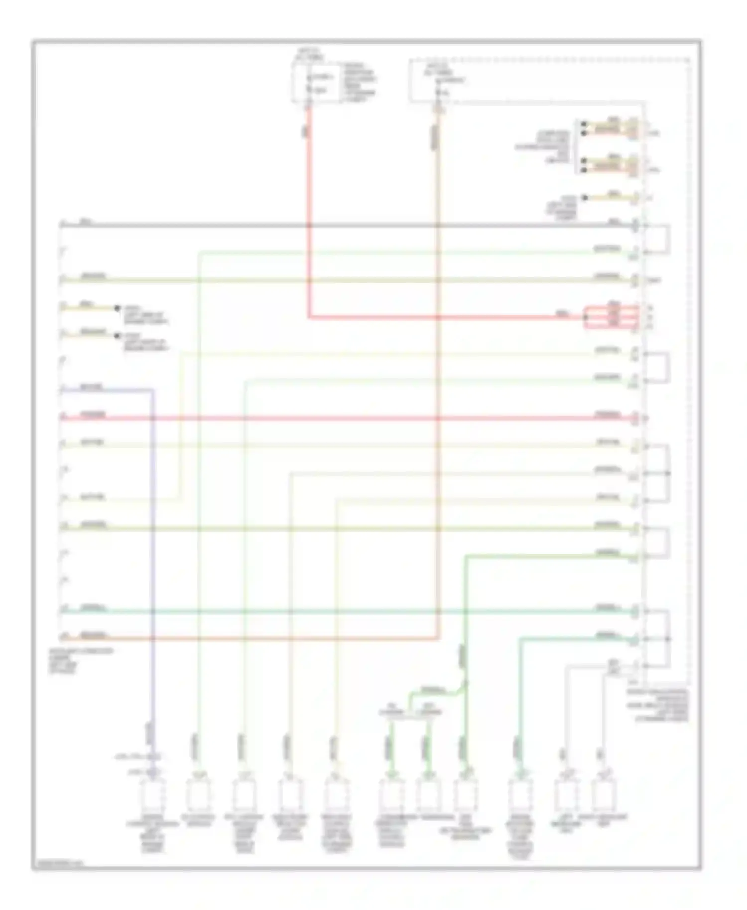 C-class Mercedes-Benz W203/S203/CL203 (2000-2004): Data link connector circuit