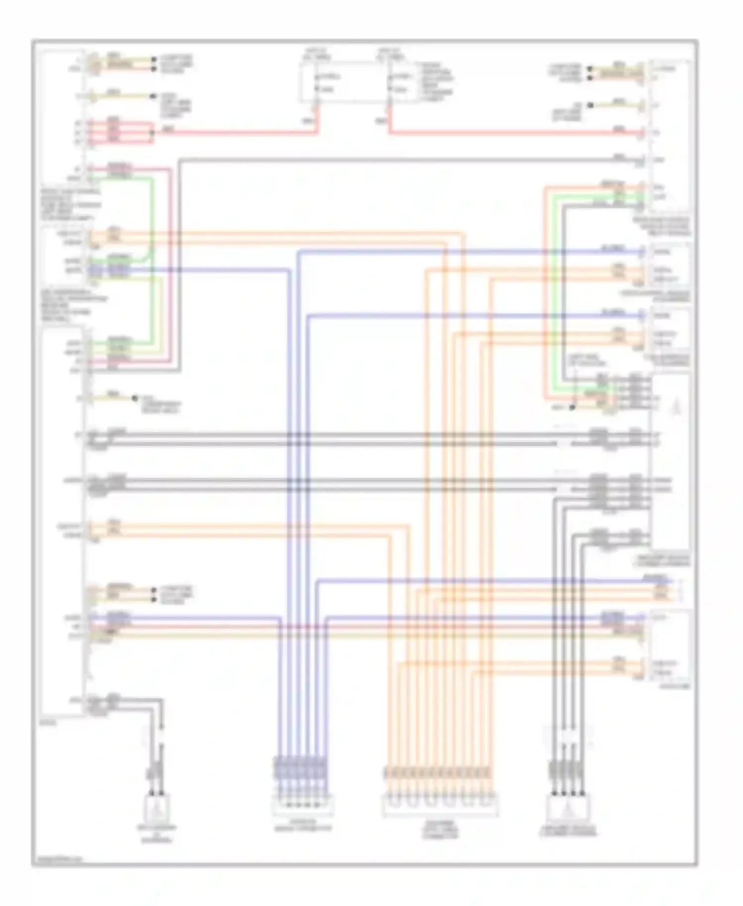 C-class Mercedes-Benz W203/S203/CL203 (2000-2004): Radio circuit, wagon with amplifier (1 of 2)