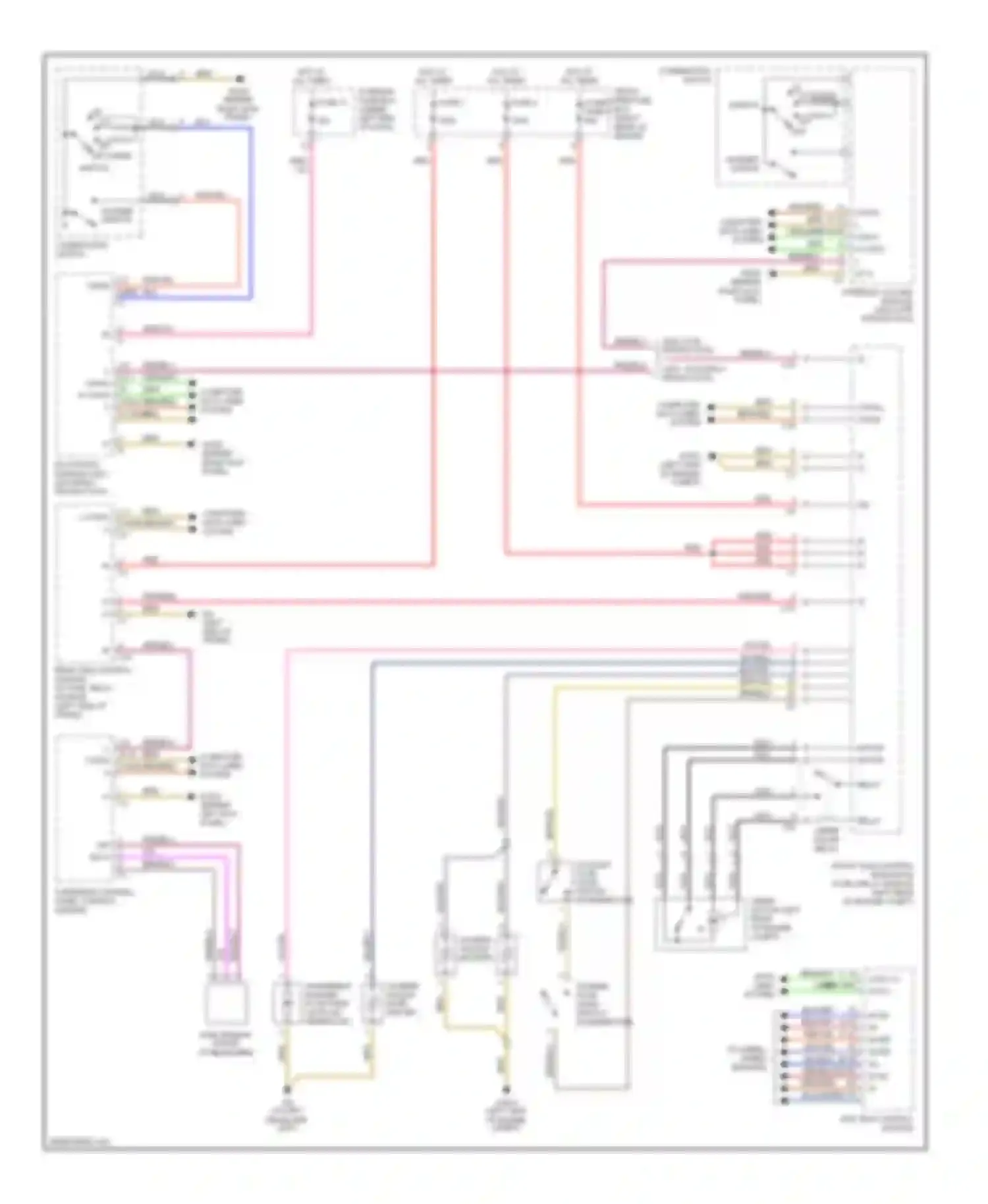 C-class Mercedes-Benz W203/S203/CL203 (2000-2004): Wiper/washer circuit, sedan