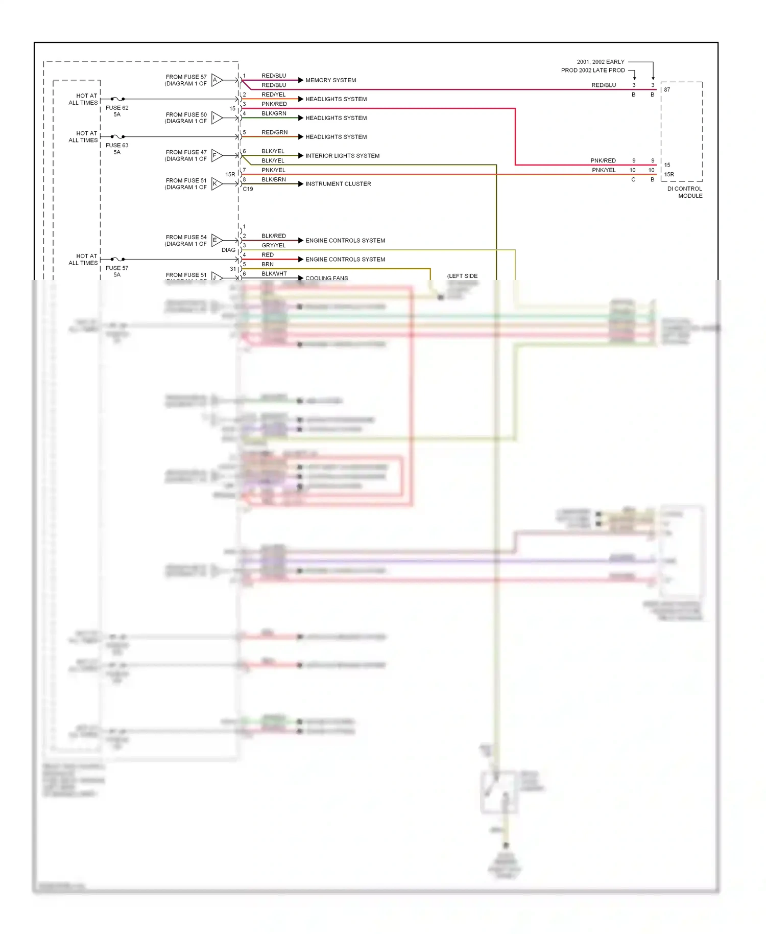 Mercedes-Benz C-class W203/S203/CL203 (2000-2004) cpp bridge wiring diagram  (1 of 1)