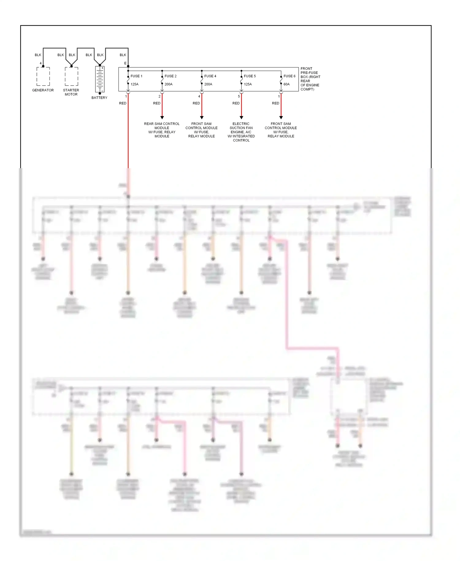 Mercedes-Benz C-class W203/S203/CL203 (2000-2004) upper control panel control module wiring diagram  (6 of 9)