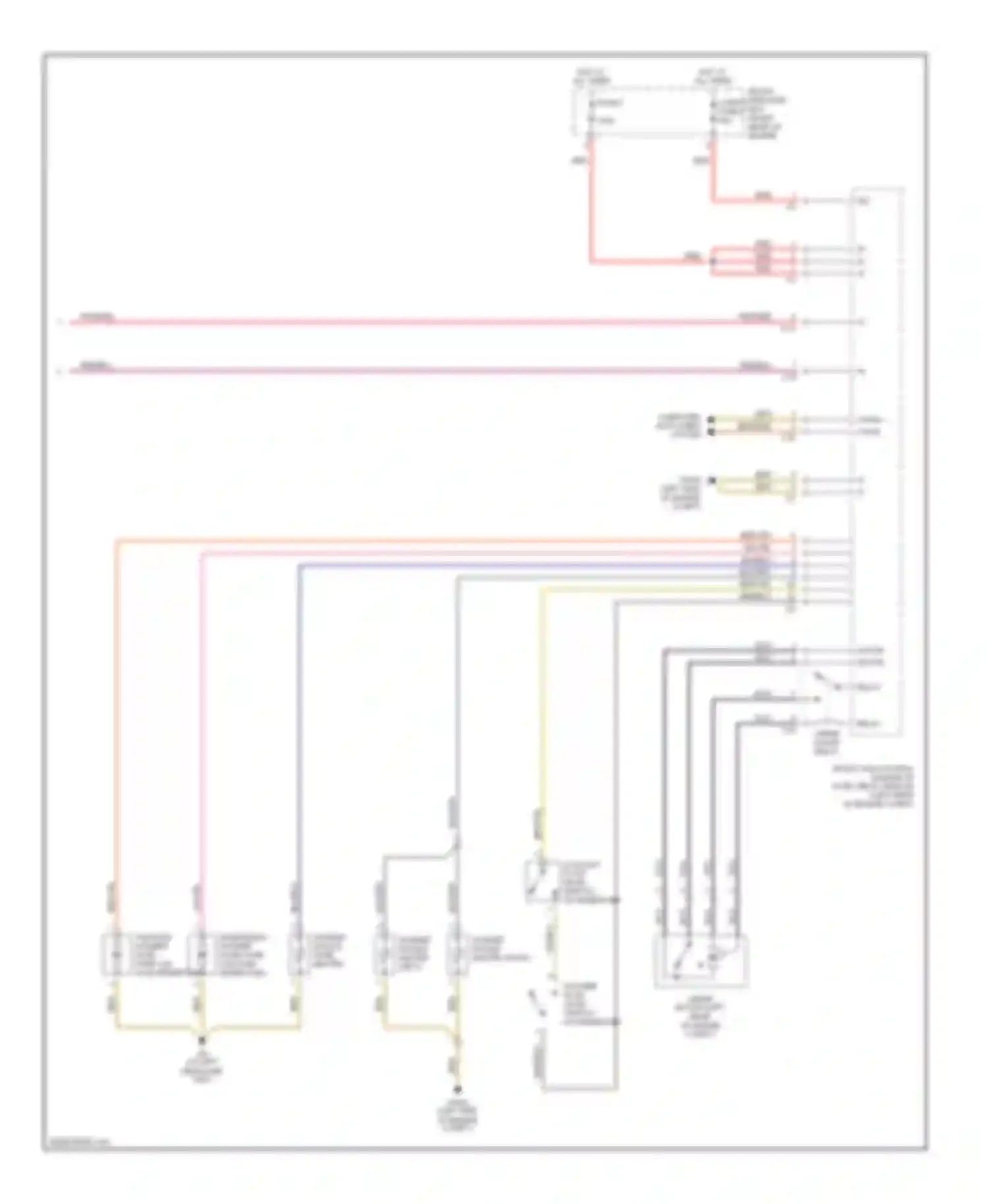 C-class AMG Mercedes-Benz W203/S203/CL203 (2001-2004): Wiper/washer circuit, wagon (2 of 2)