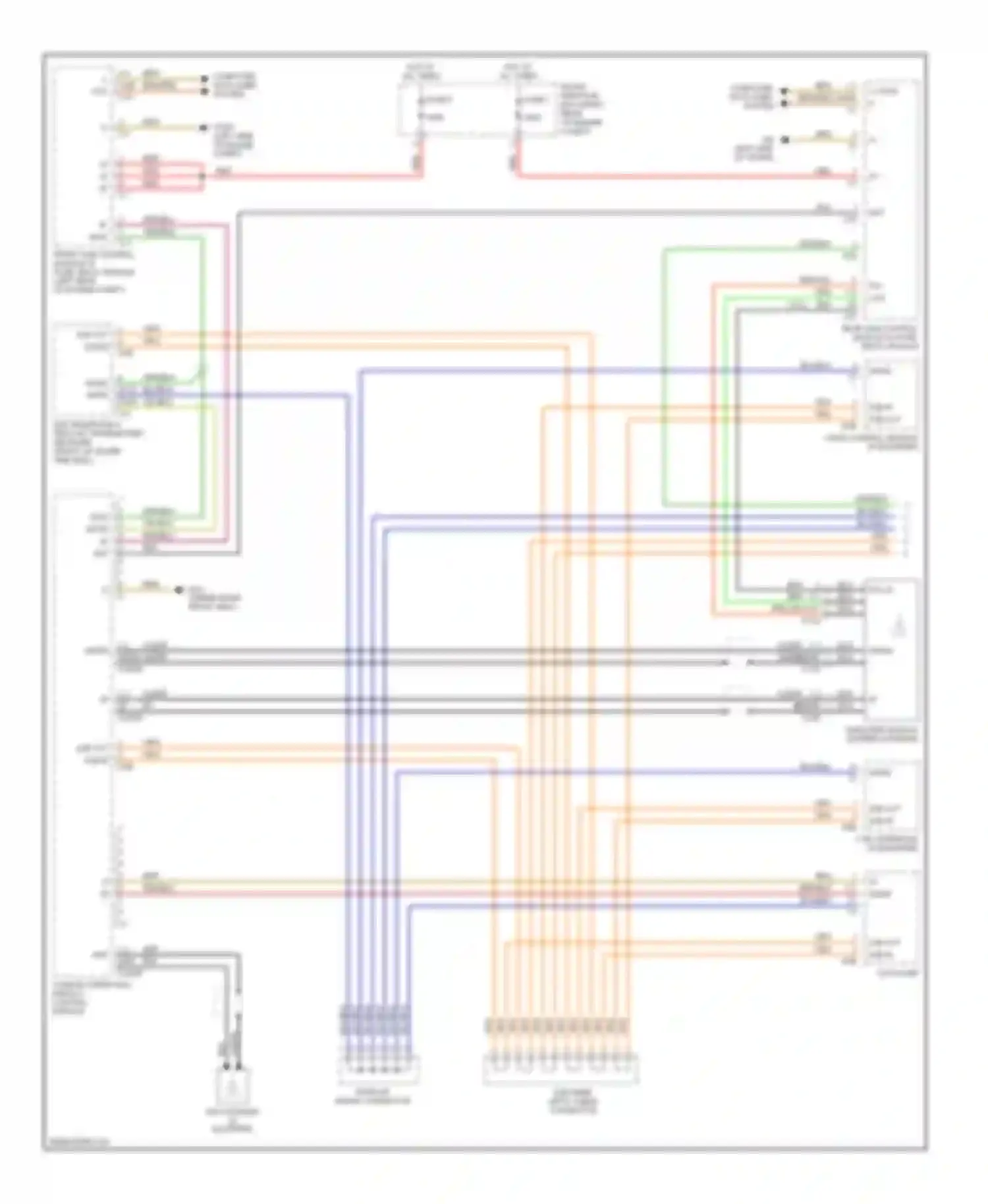 Wiring diagram blu/blk for Mercedes-Benz C-class AMG W203/S203/CL203 (2001-2004) (2 of 21)