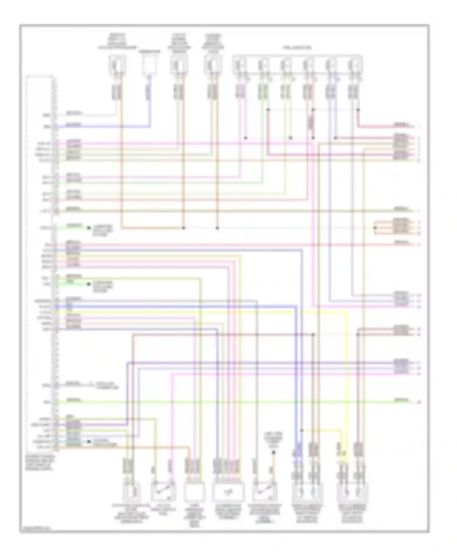 Wiring diagram ftp - can l for Mercedes-Benz C-class AMG W203/S203/CL203 (2001-2004) (1 of 2)