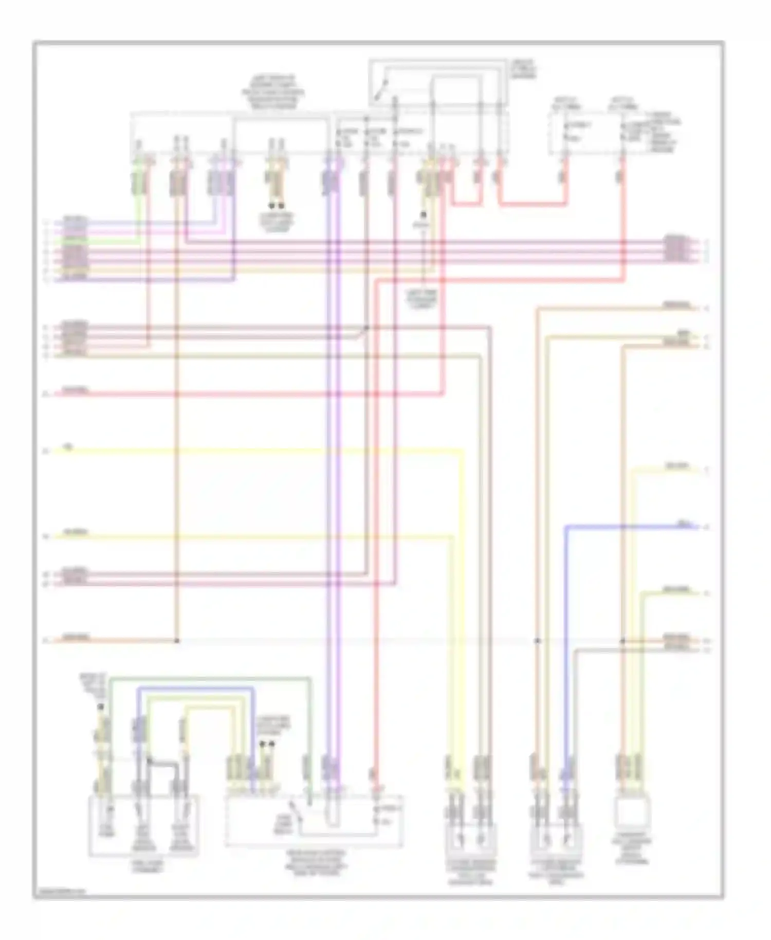 Wiring diagram fuse 54 fuse 53 fuse 53 for Mercedes-Benz C-class AMG W203/S203/CL203 (2001-2004) (1 of 3)