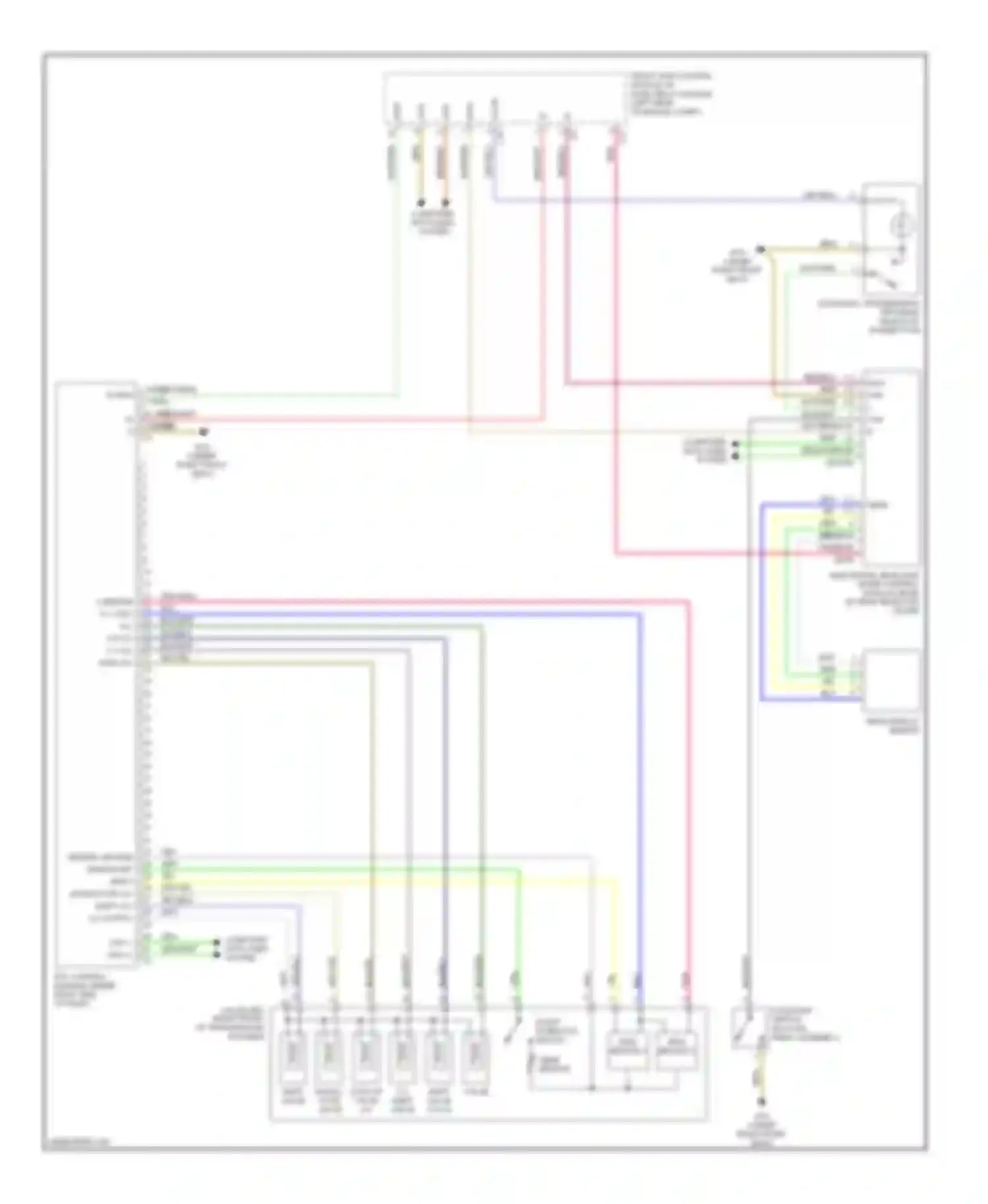 Wiring diagram gear display sensor for Mercedes-Benz C-class AMG W203/S203/CL203 (2001-2004) (1 of 1)