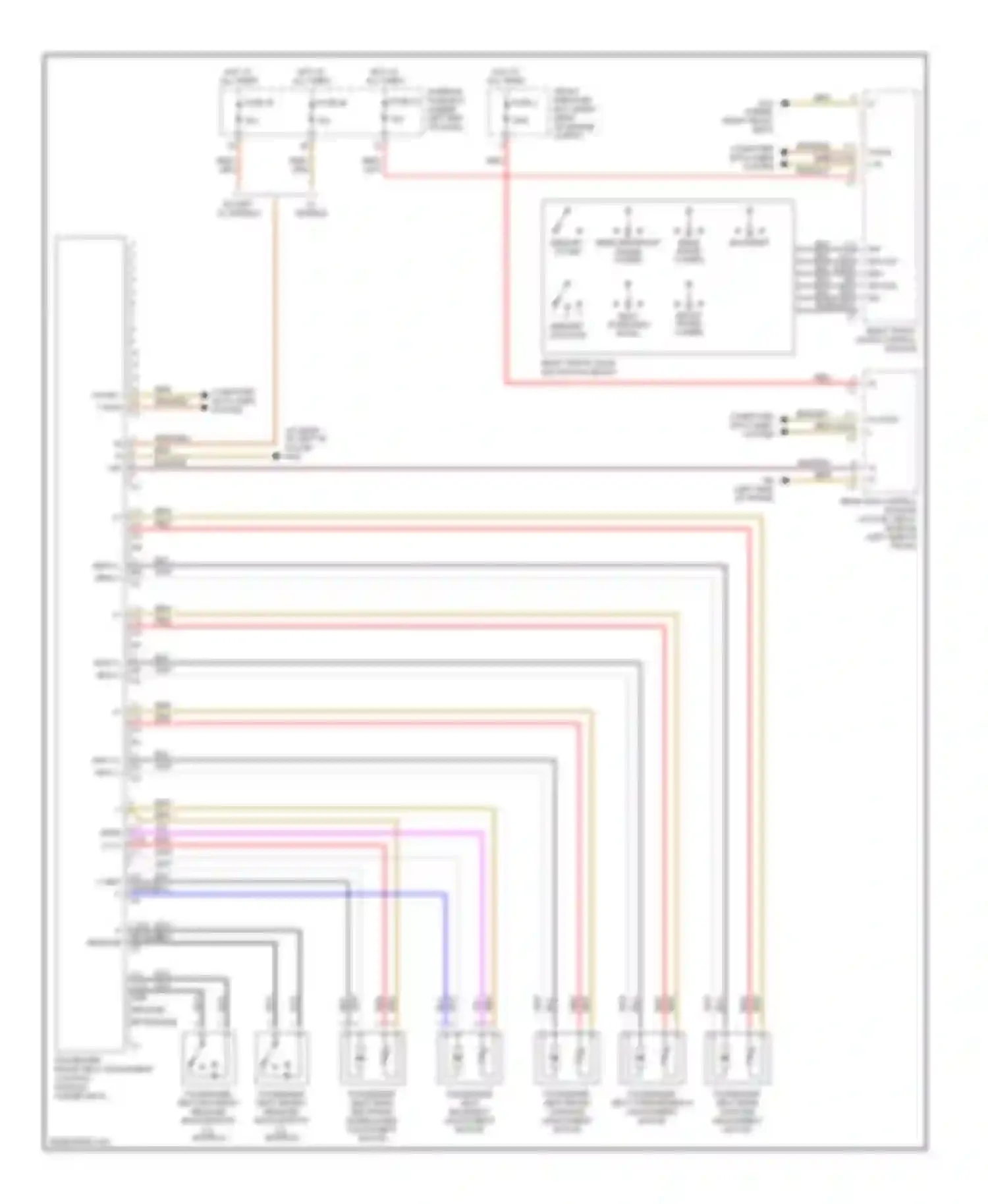 Wiring diagram memory location for Mercedes-Benz C-class AMG W203/S203/CL203 (2001-2004) (1 of 1)