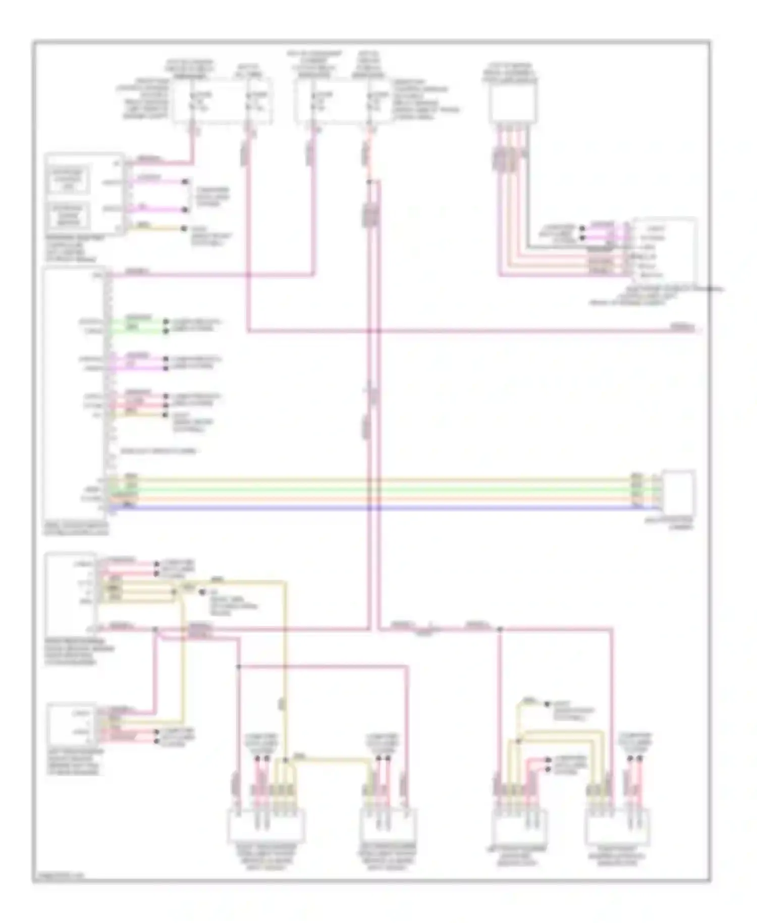 C-class Mercedes-Benz W204/S204/С204 facelift (2011-2015): Cruise control circuit (1 of 2)