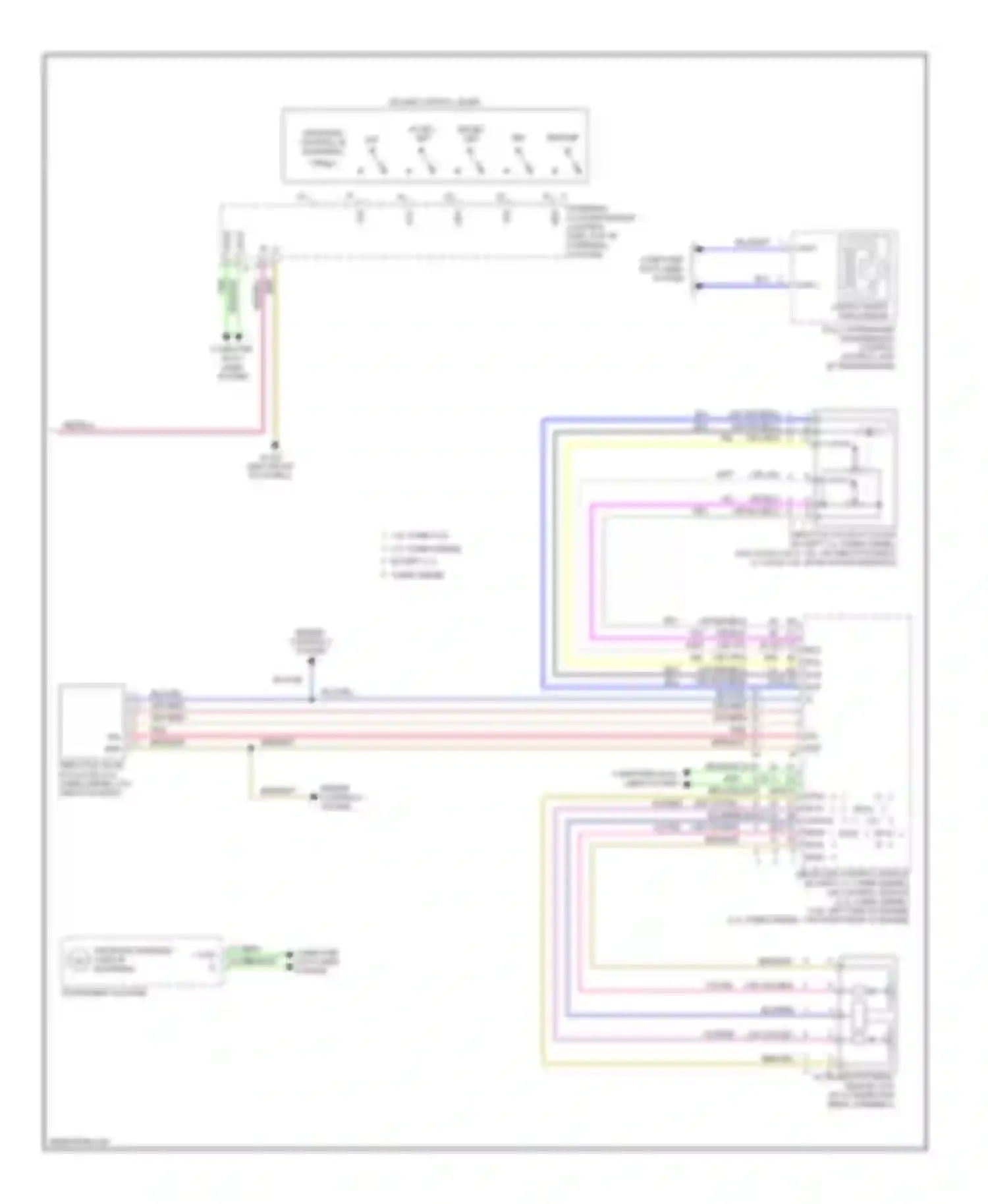 C-class Mercedes-Benz W204/S204/С204 facelift (2011-2015): Cruise control circuit (2 of 2)