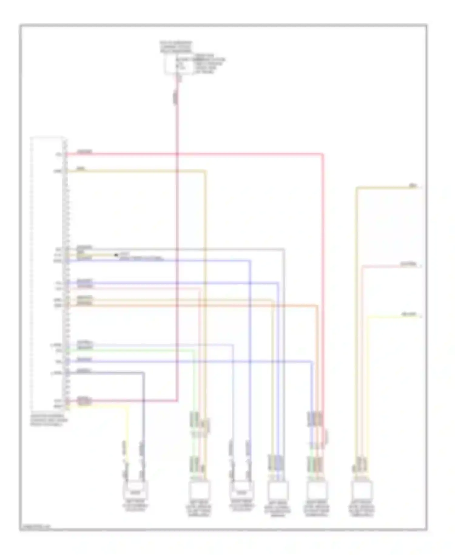C-class Mercedes-Benz W204/S204/С204 facelift (2011-2015): Electronic suspension circuit (1 of 2)