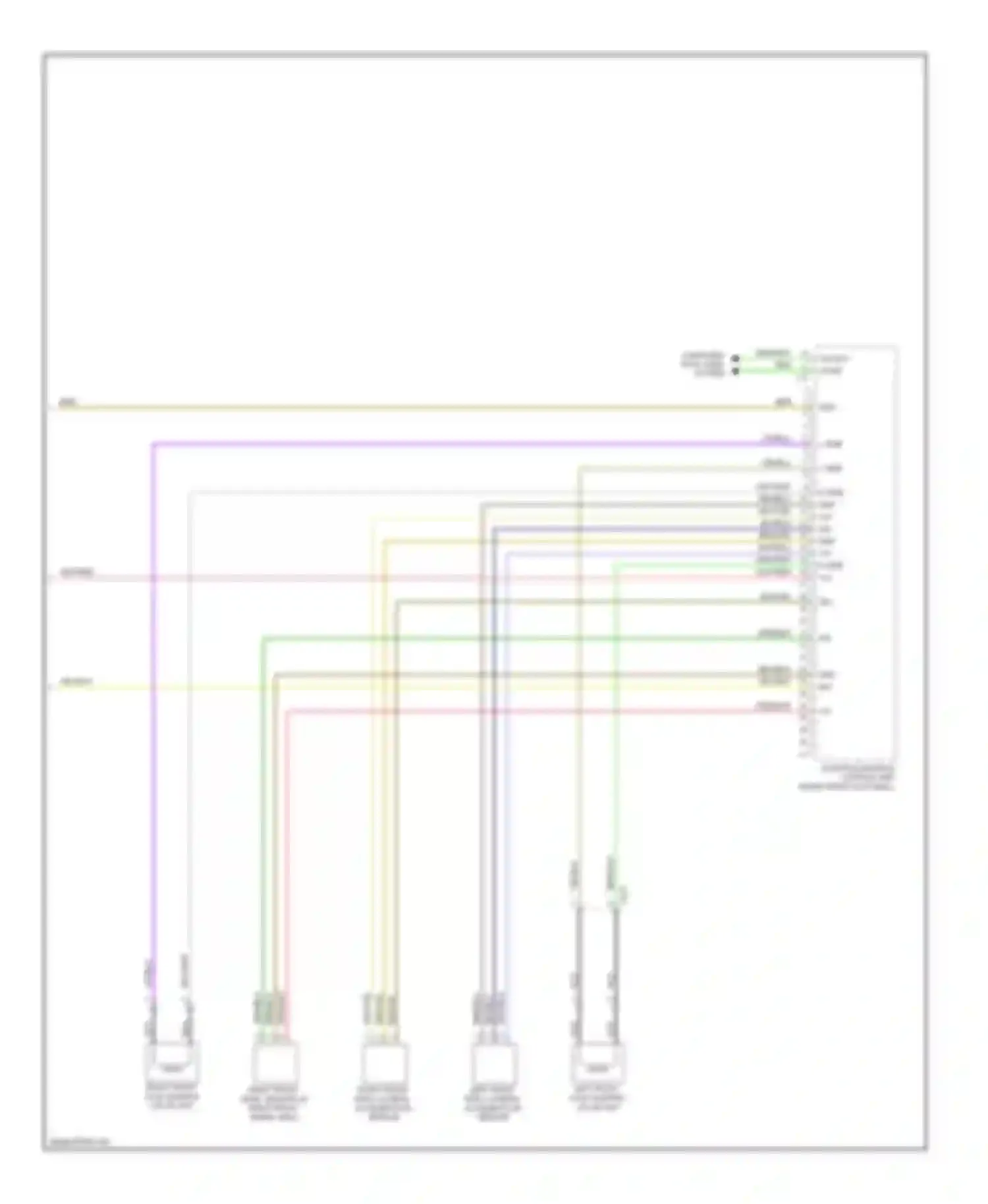 C-class Mercedes-Benz W204/S204/С204 facelift (2011-2015): Electronic suspension circuit (2 of 2)