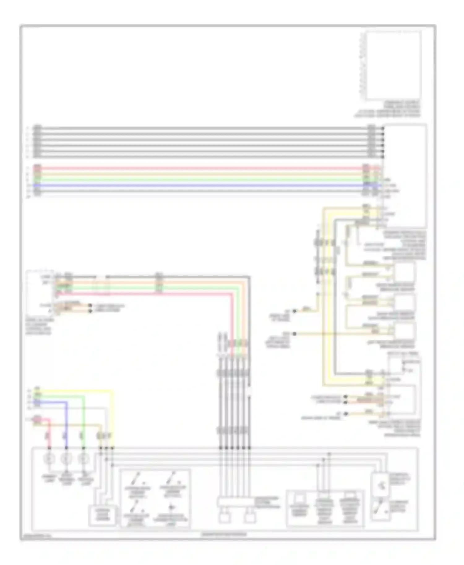 C-class Mercedes-Benz W204/S204/С204 facelift (2011-2015): Overhead console circuit, without sunroof (2 of 2)