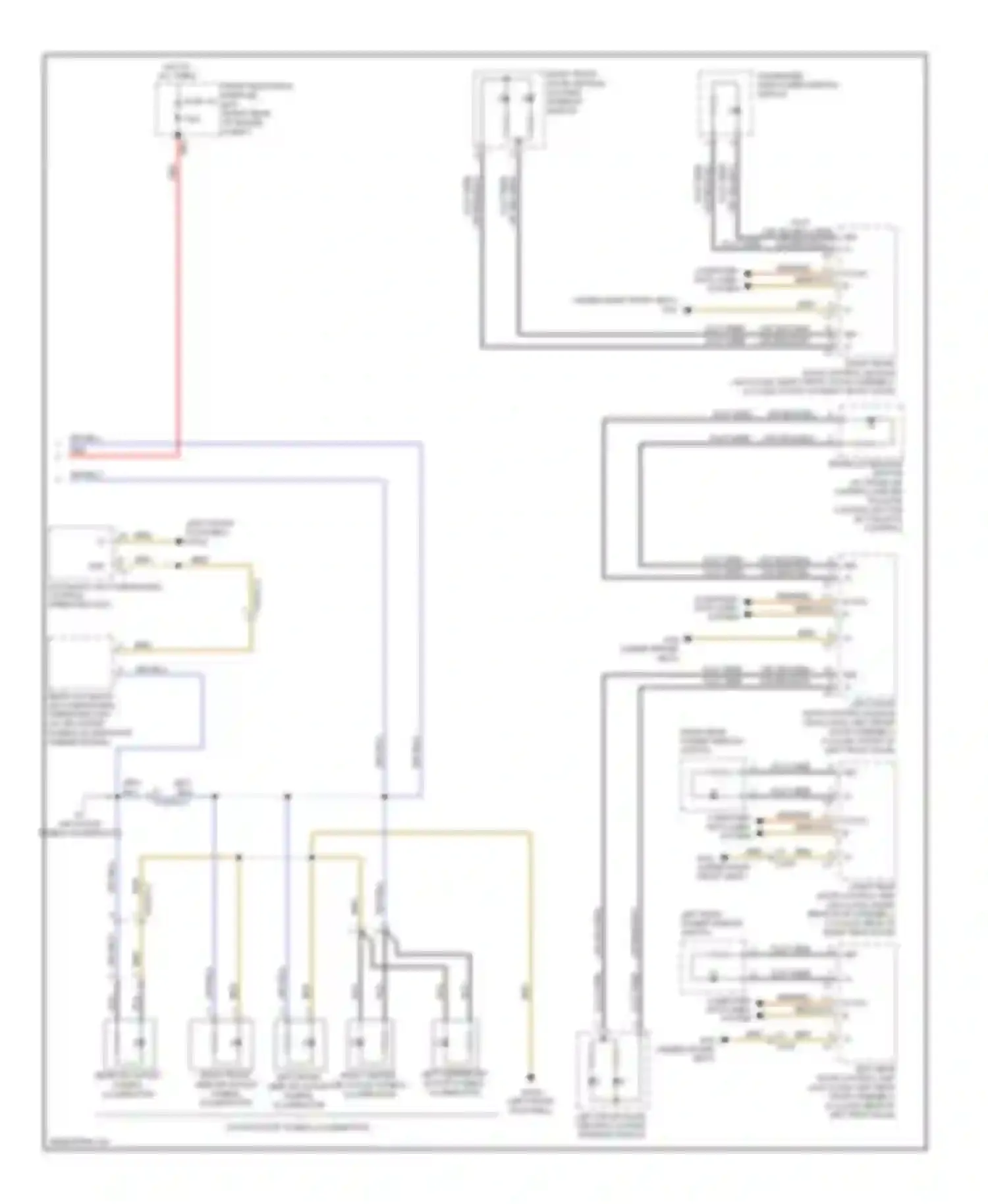 C-class Mercedes-Benz W204/S204/С204 facelift (2011-2015): Instrument illumination circuit (2 of 2)