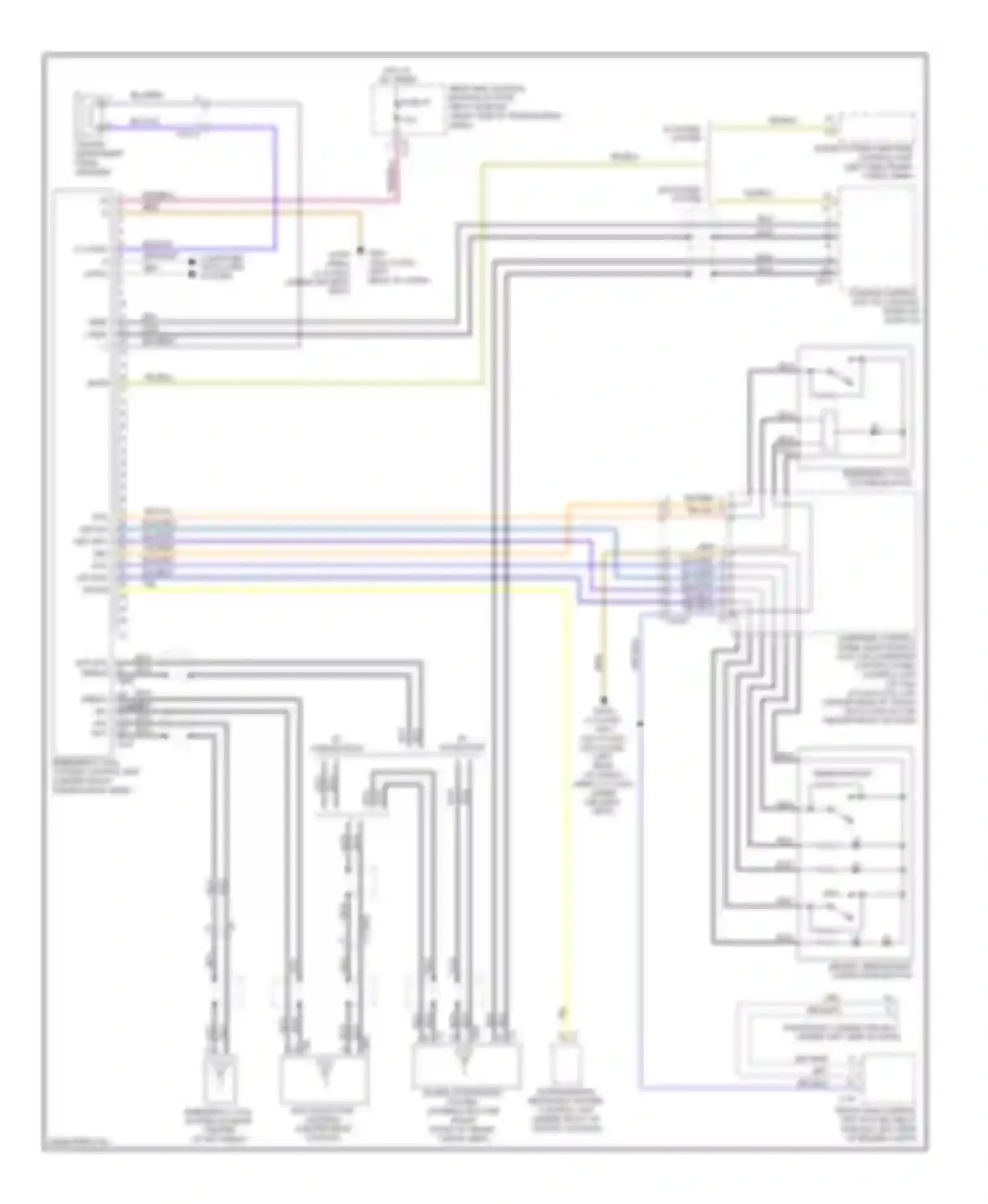 C-class Mercedes-Benz W204/S204/С204 facelift (2011-2015): Emergency call circuit