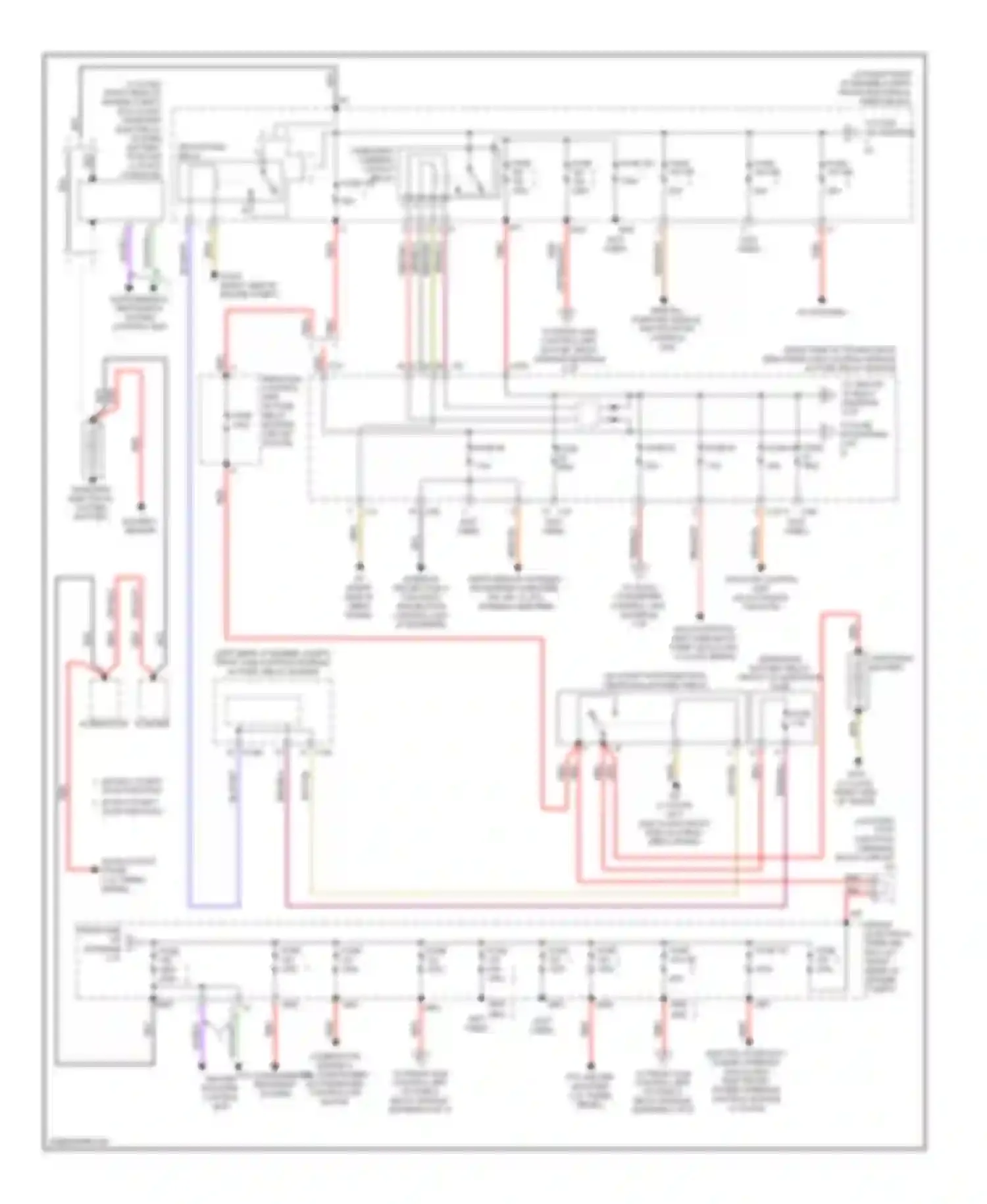C-class Mercedes-Benz W204/S204/С204 facelift (2011-2015): Power distribution circuit (1 of 5)