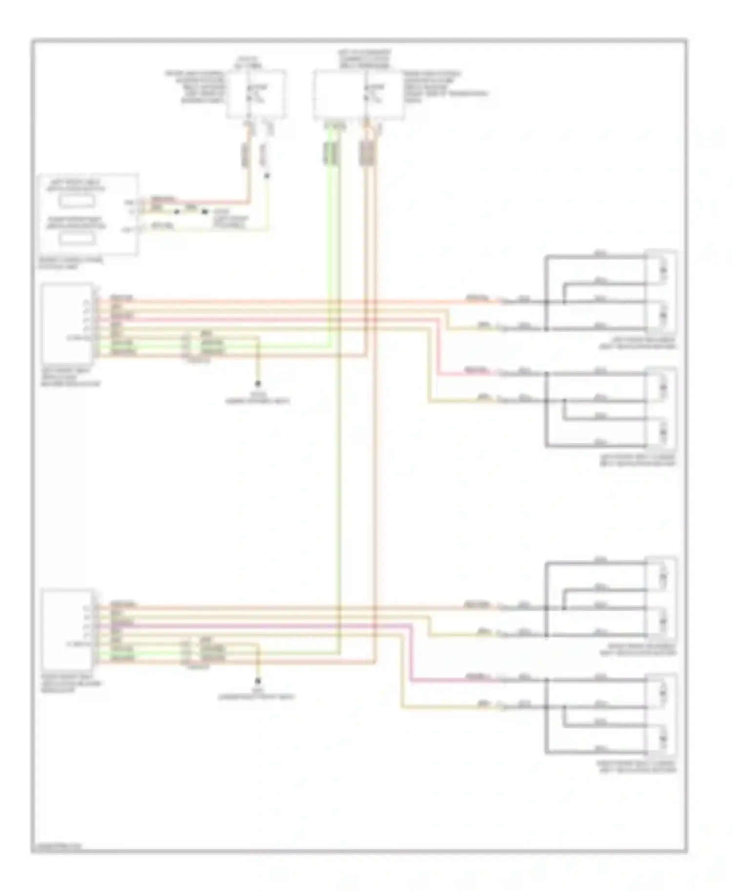 C-class Mercedes-Benz W204/S204/С204 facelift (2011-2015): Seat ventilation circuit