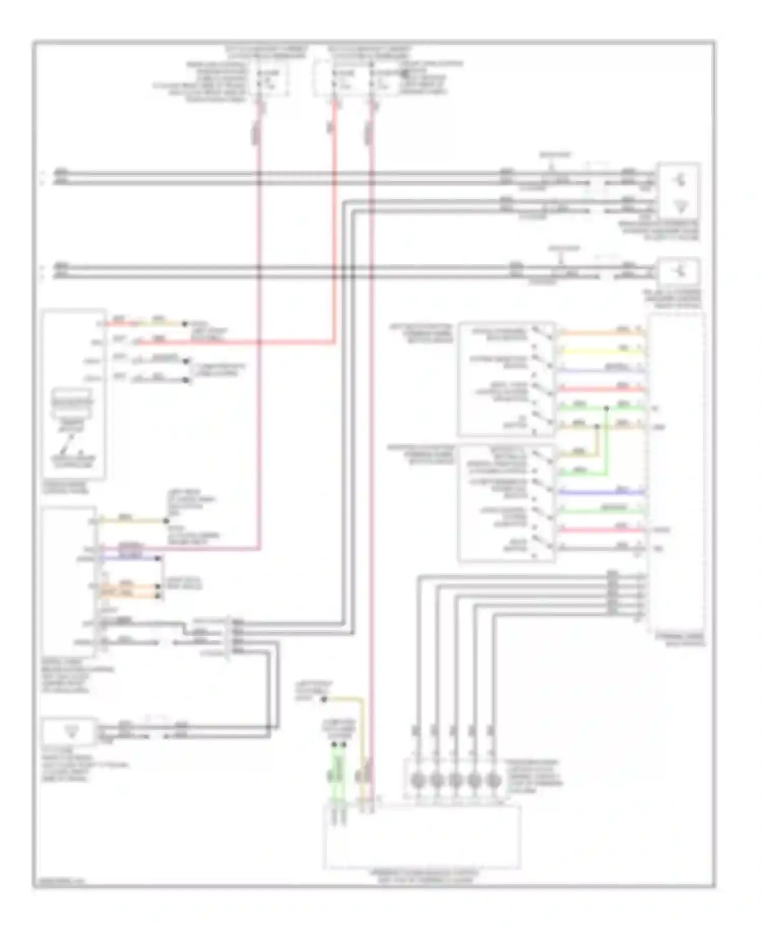 C-class Mercedes-Benz W204/S204/С204 facelift (2011-2015): Auto pilot system circuit (2 of 2)
